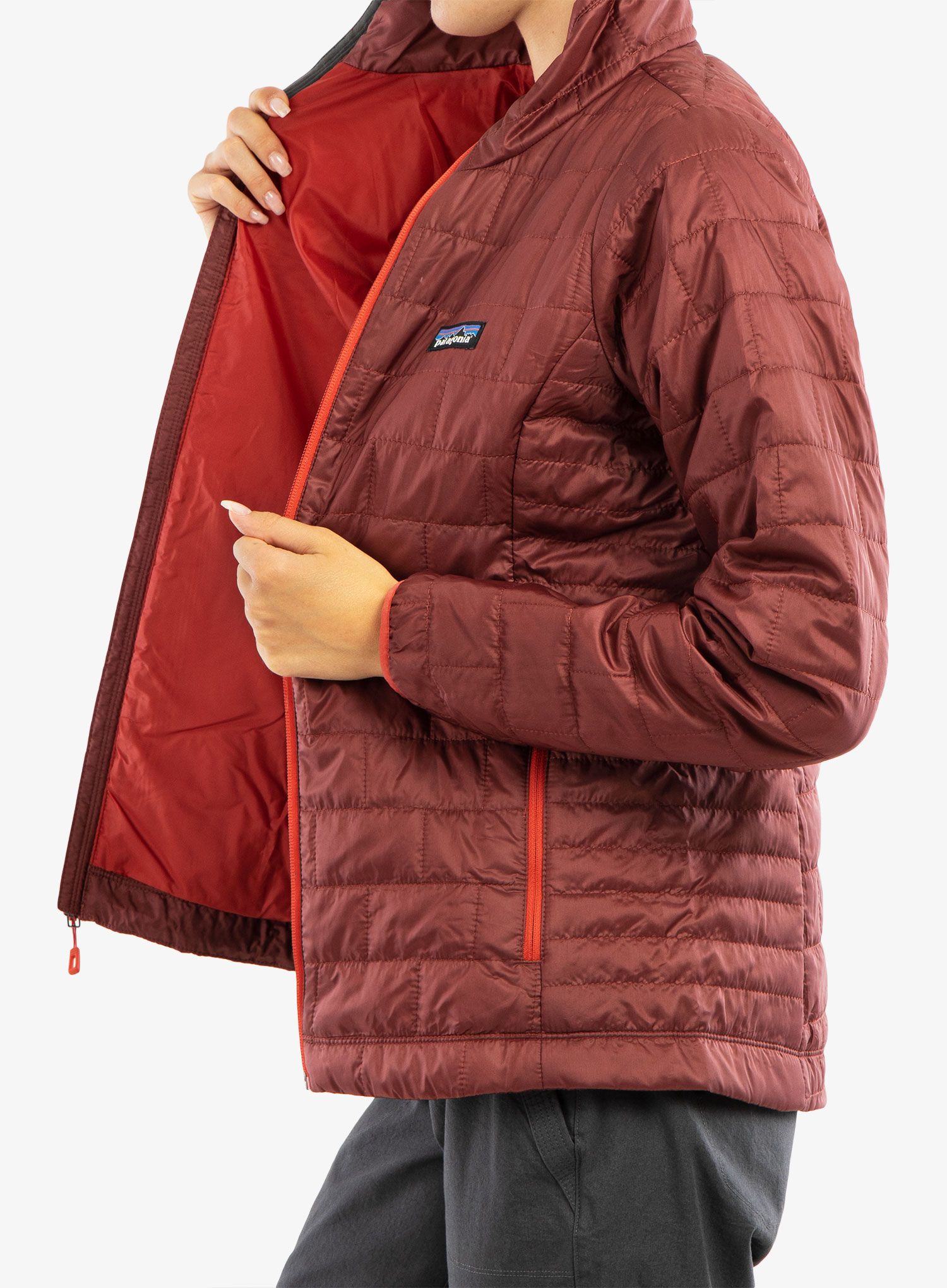 Dámská zateplená bunda Patagonia Nano Puff Jacket - sequoia red