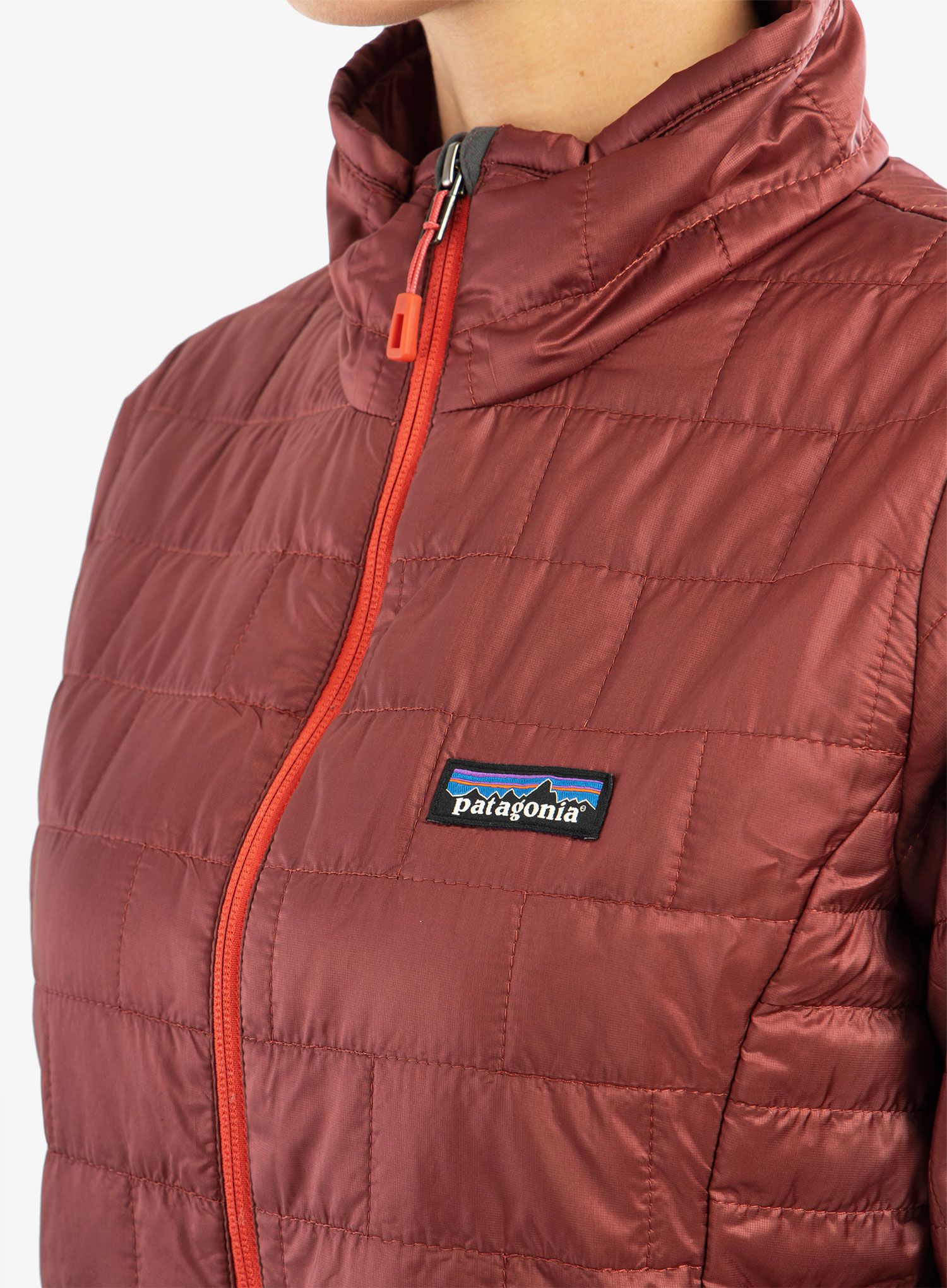 Dámská zateplená bunda Patagonia Nano Puff Jacket - sequoia red