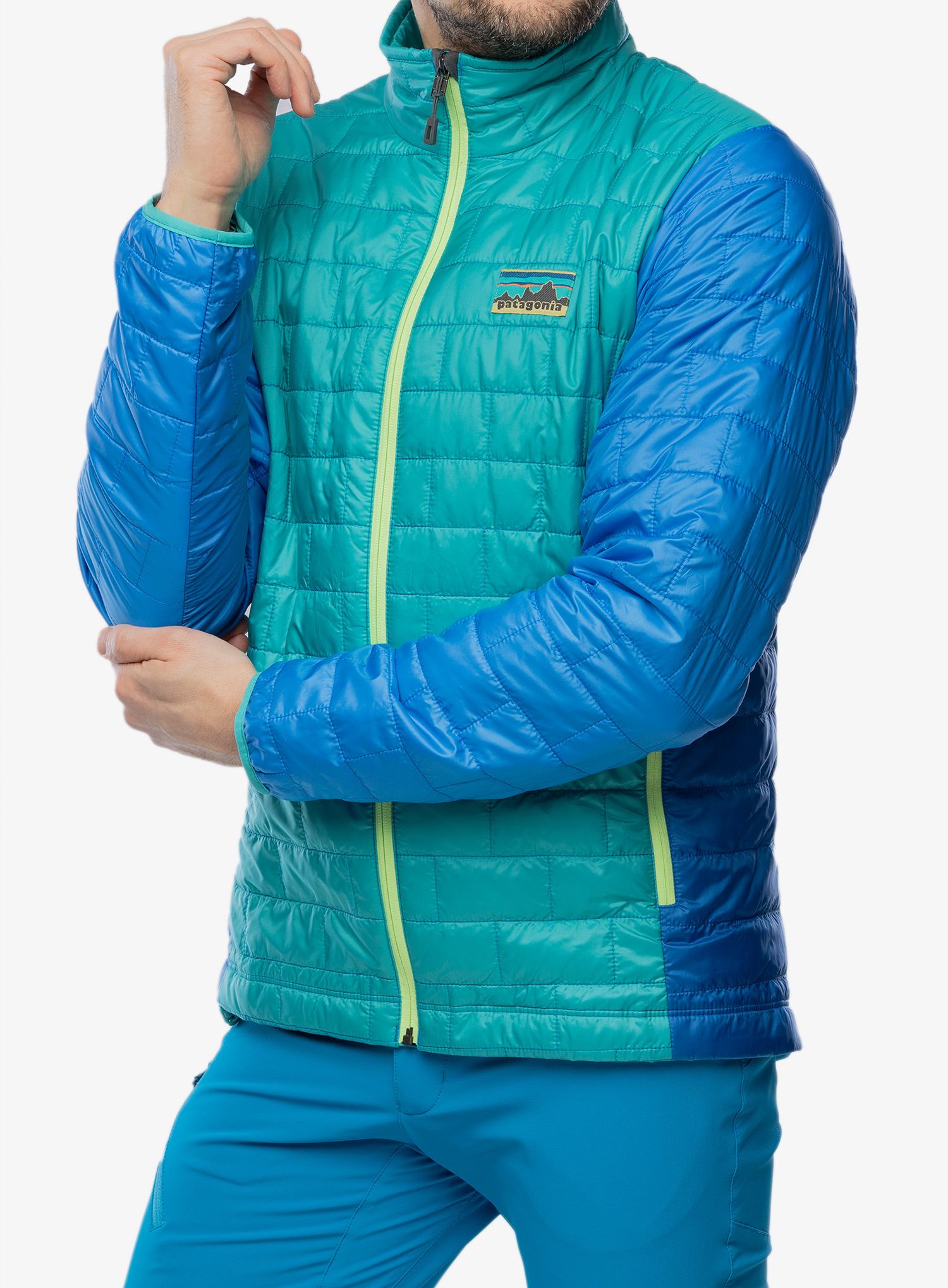 Zateplená bunda Patagonia Nano Puff Jacket - subtidal blue