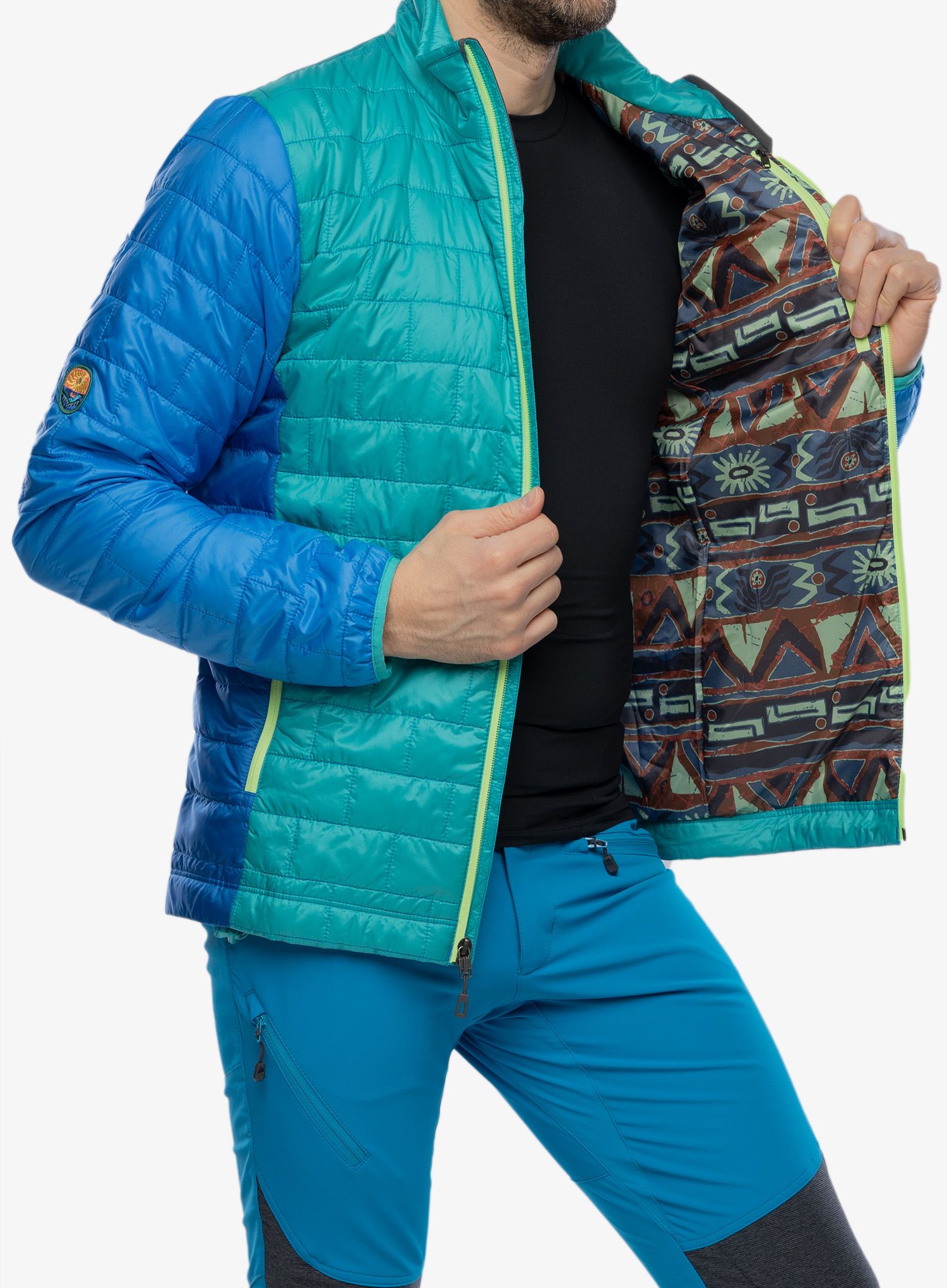 Zateplená bunda Patagonia Nano Puff Jacket - subtidal blue