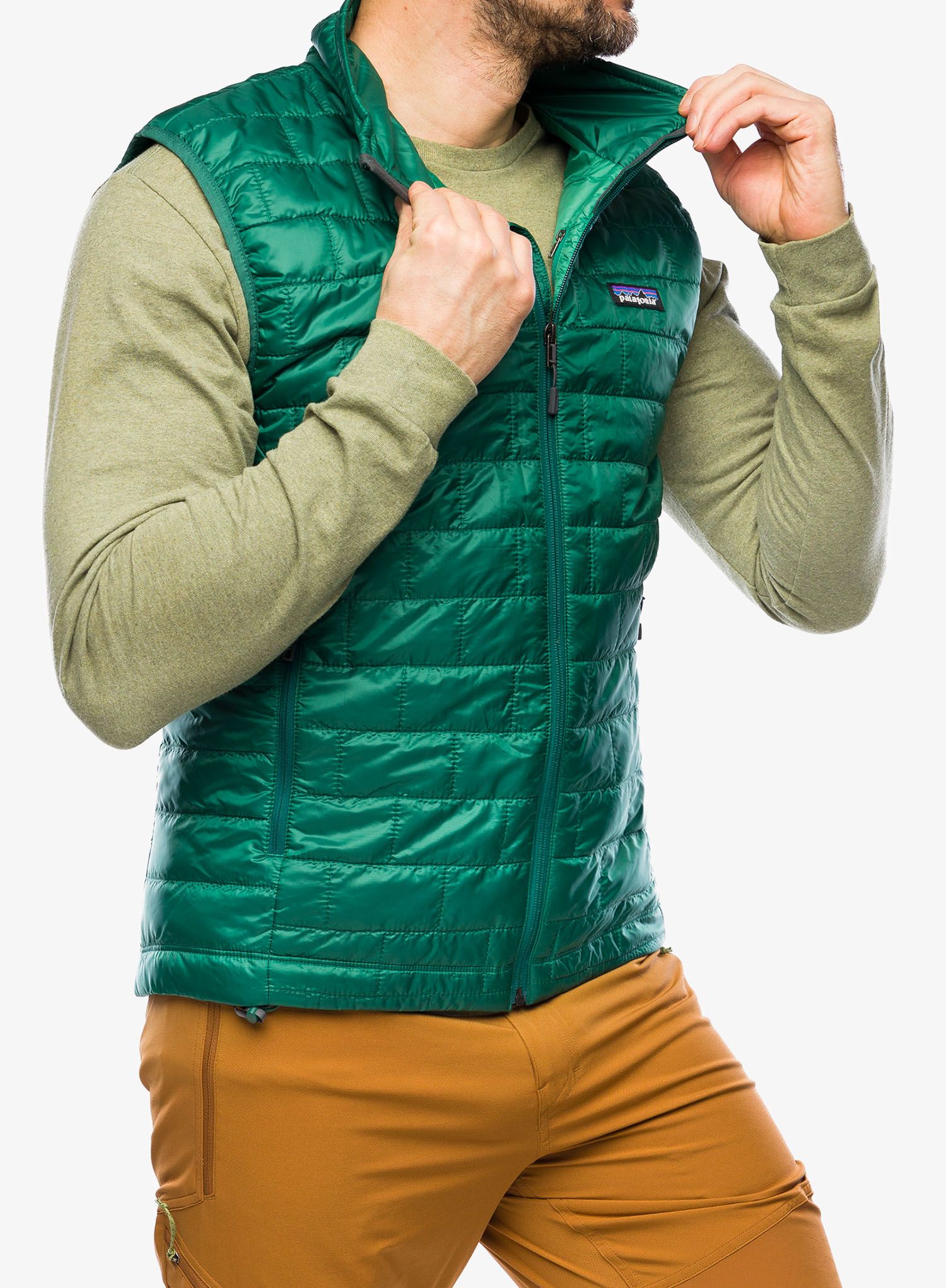 Zateplená vesta Patagonia Nano Puff Vest - conifer green