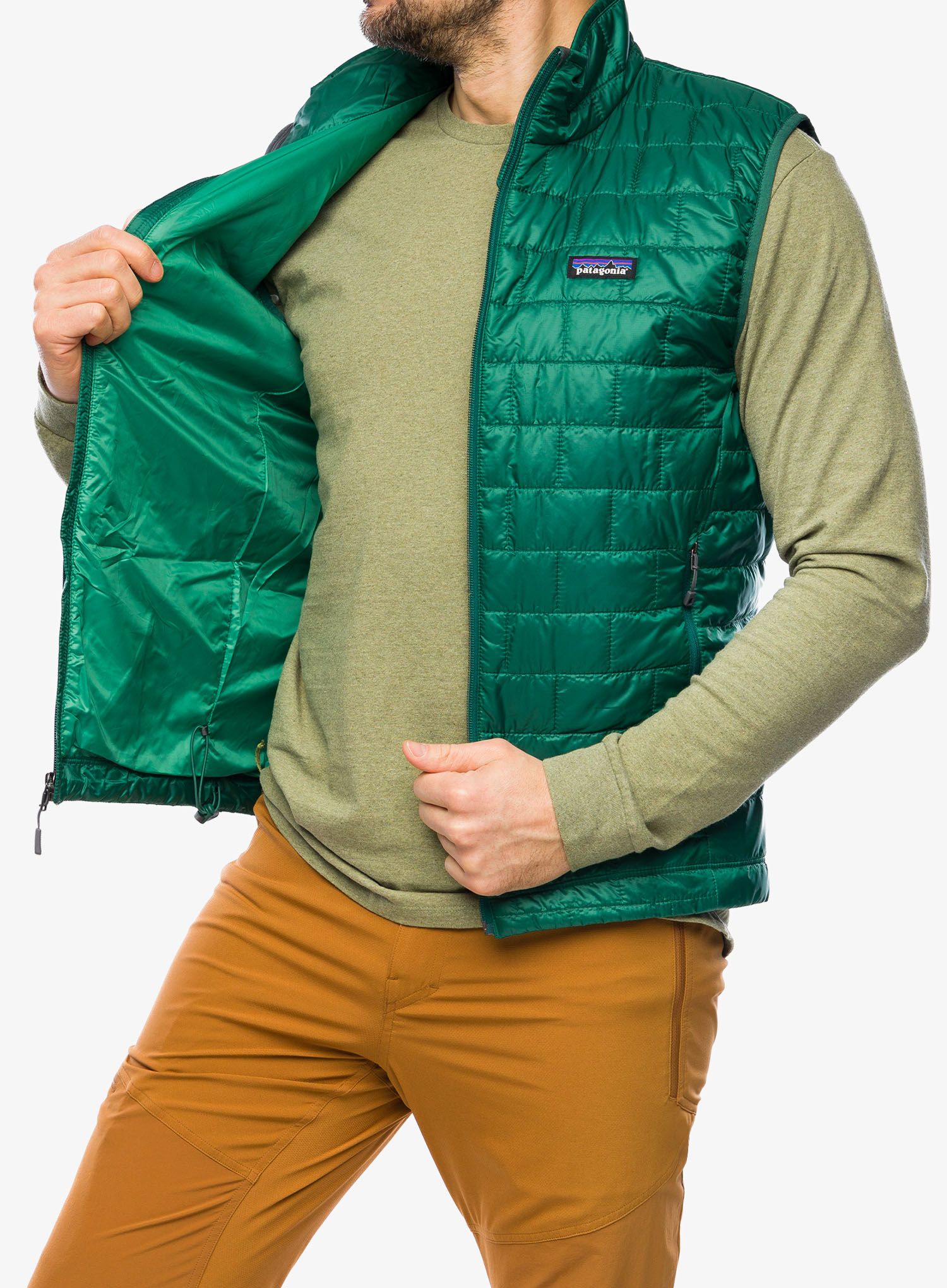 Zateplená vesta Patagonia Nano Puff Vest - conifer green