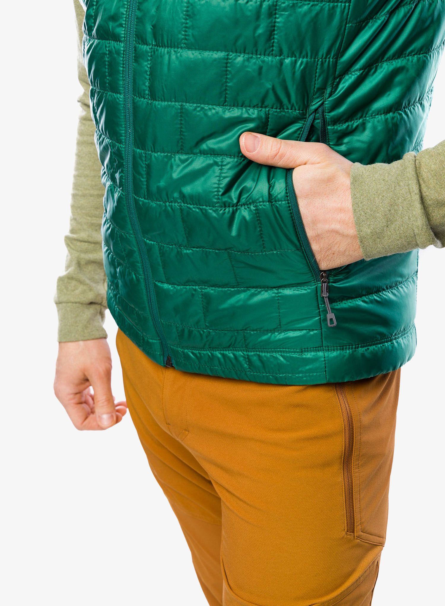 Zateplená vesta Patagonia Nano Puff Vest - conifer green