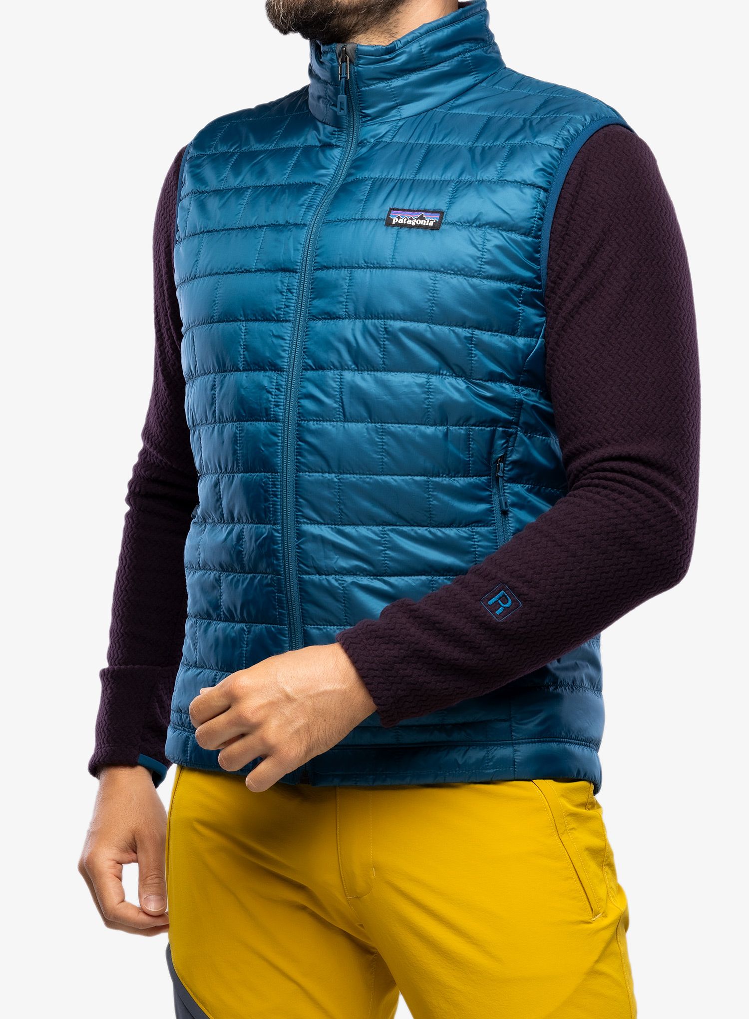 Pánská vesta Patagonia Nano Puff Vest - lagom blue