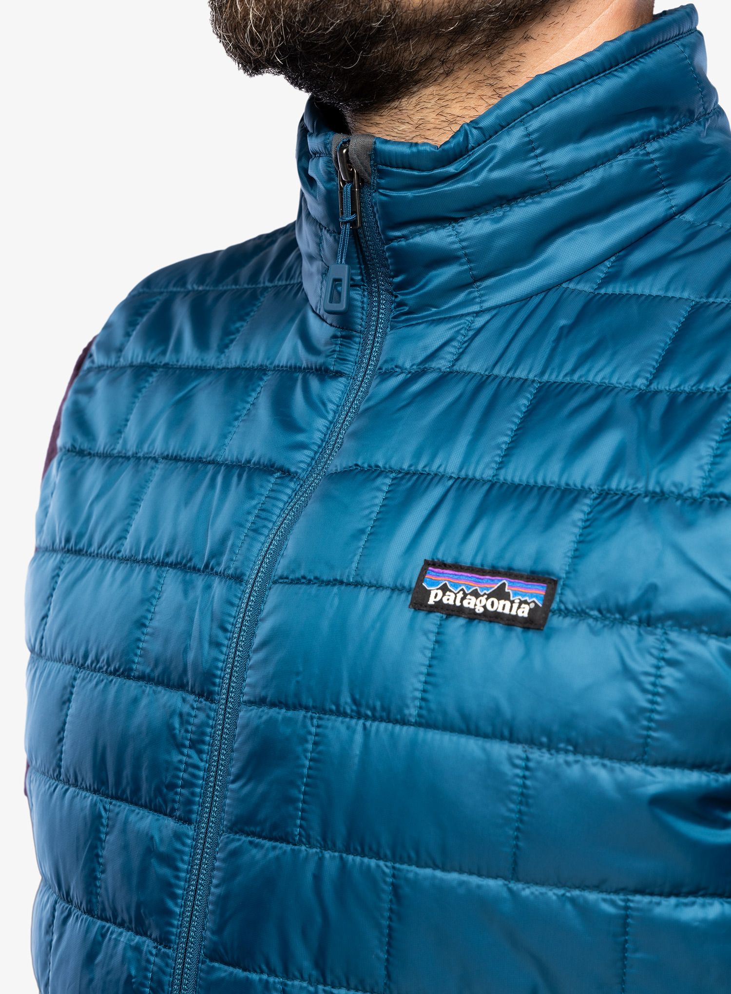 Pánská vesta Patagonia Nano Puff Vest - lagom blue