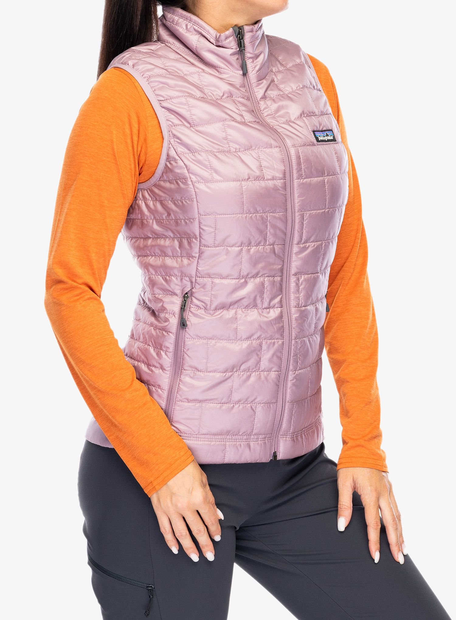 Vesta dámská Patagonia Nano Puff Vest - stormy mauve