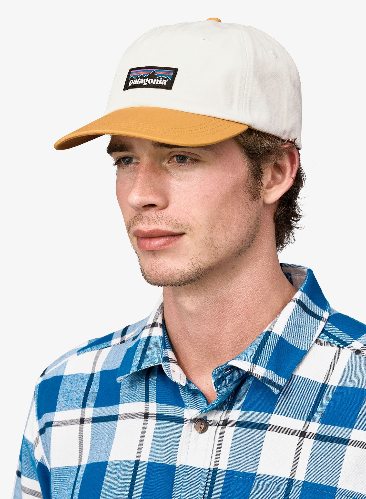 Kšiltovka Patagonia P-6 Label Trad Cap - birch white