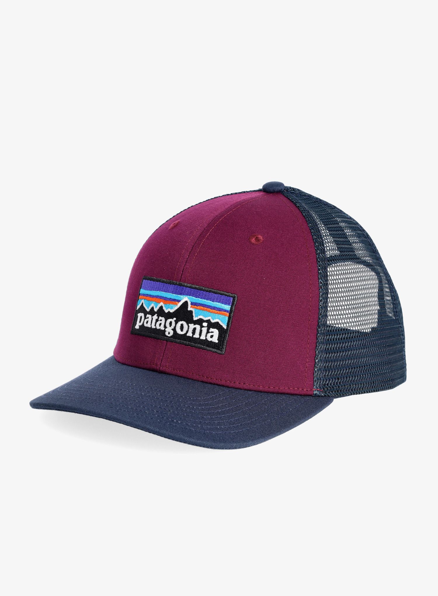 Kšiltovka Patagonia P-6 Logo Trucker Hat - night plum