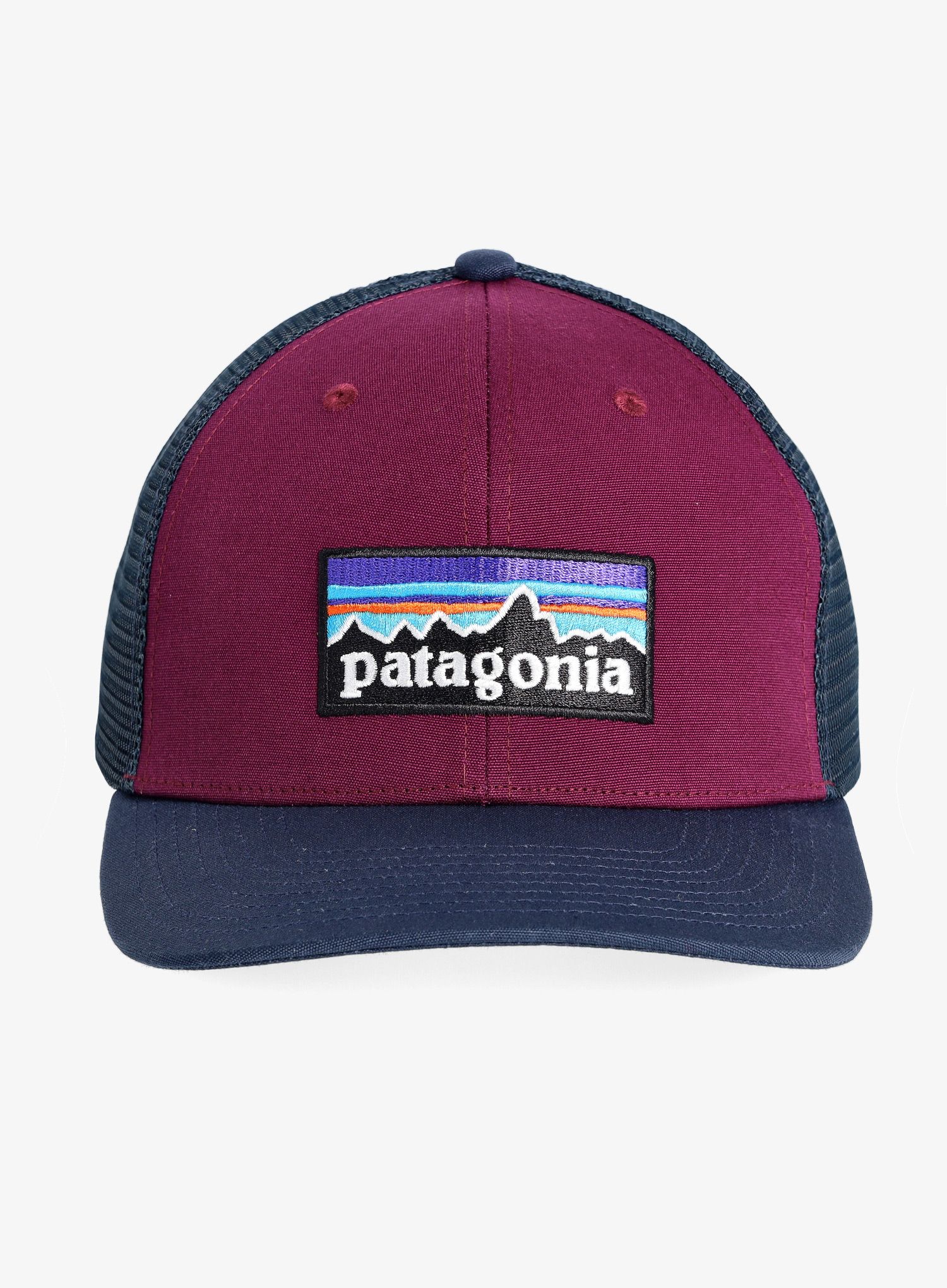 Kšiltovka Patagonia P-6 Logo Trucker Hat - night plum