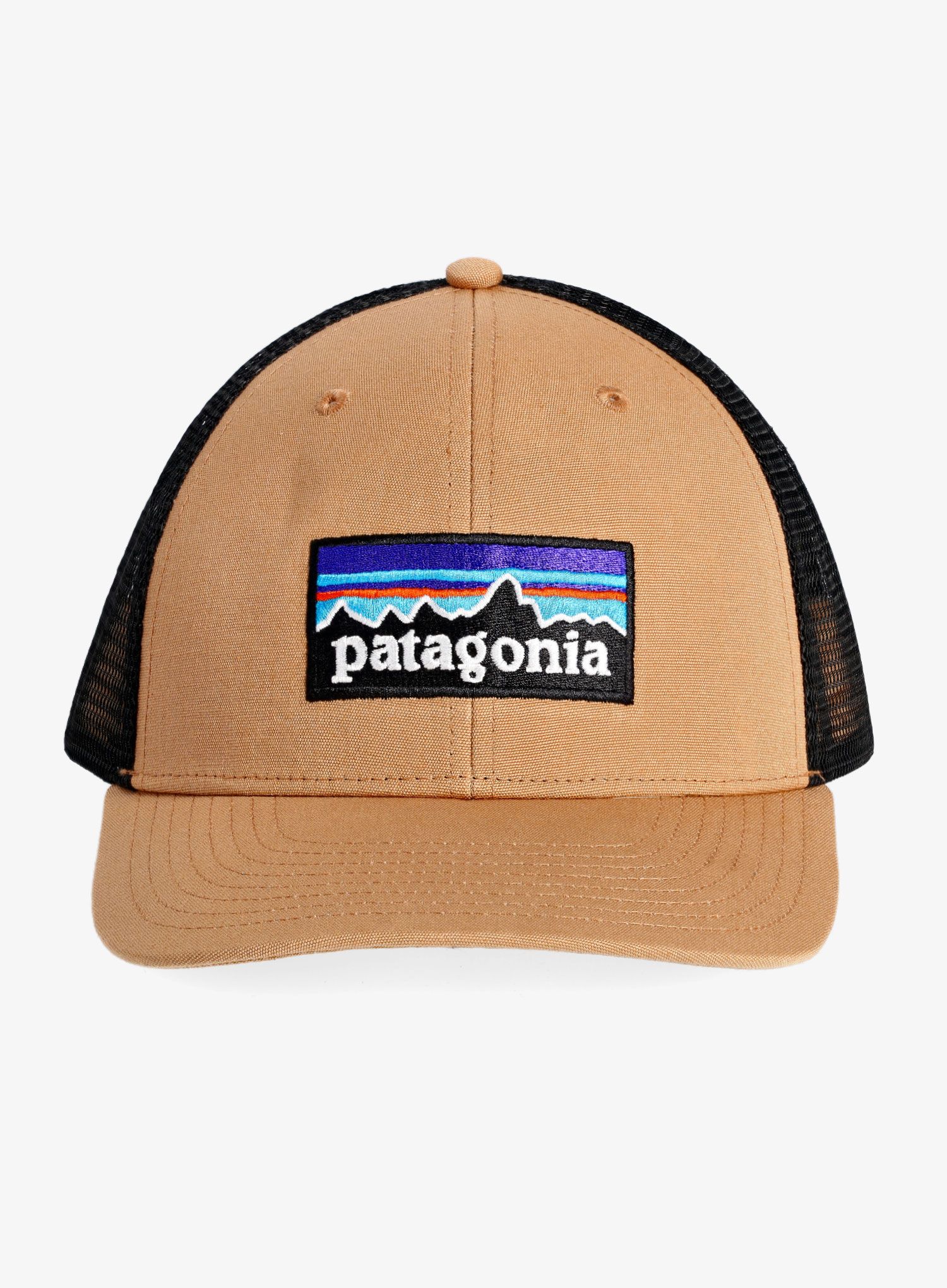 Kšiltovka Patagonia P-6 Logo Trucker Hat - greyling brown