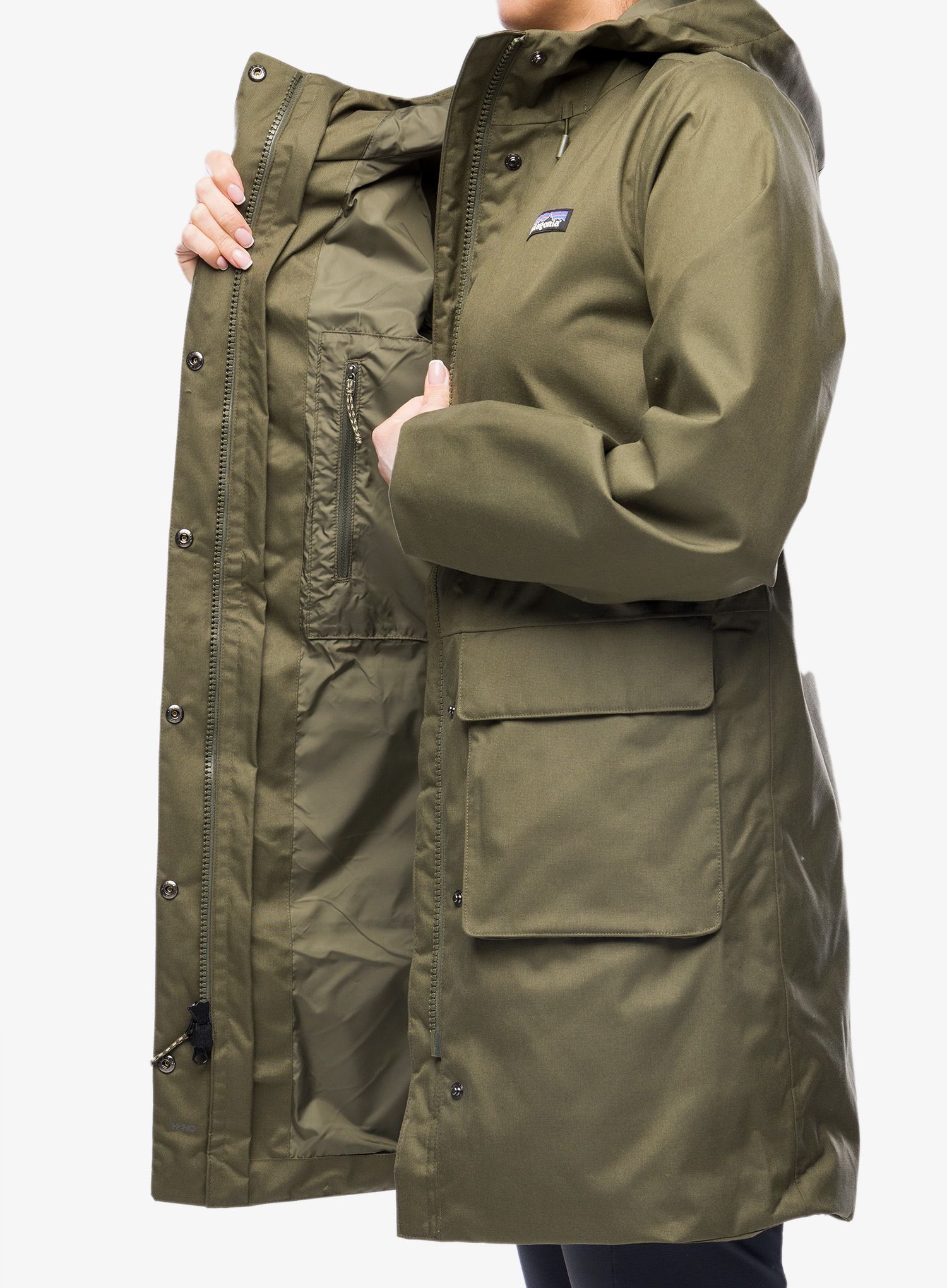 Bunda 3v1 dámská Patagonia Pine Bank 3-in-1 Parka - basin green