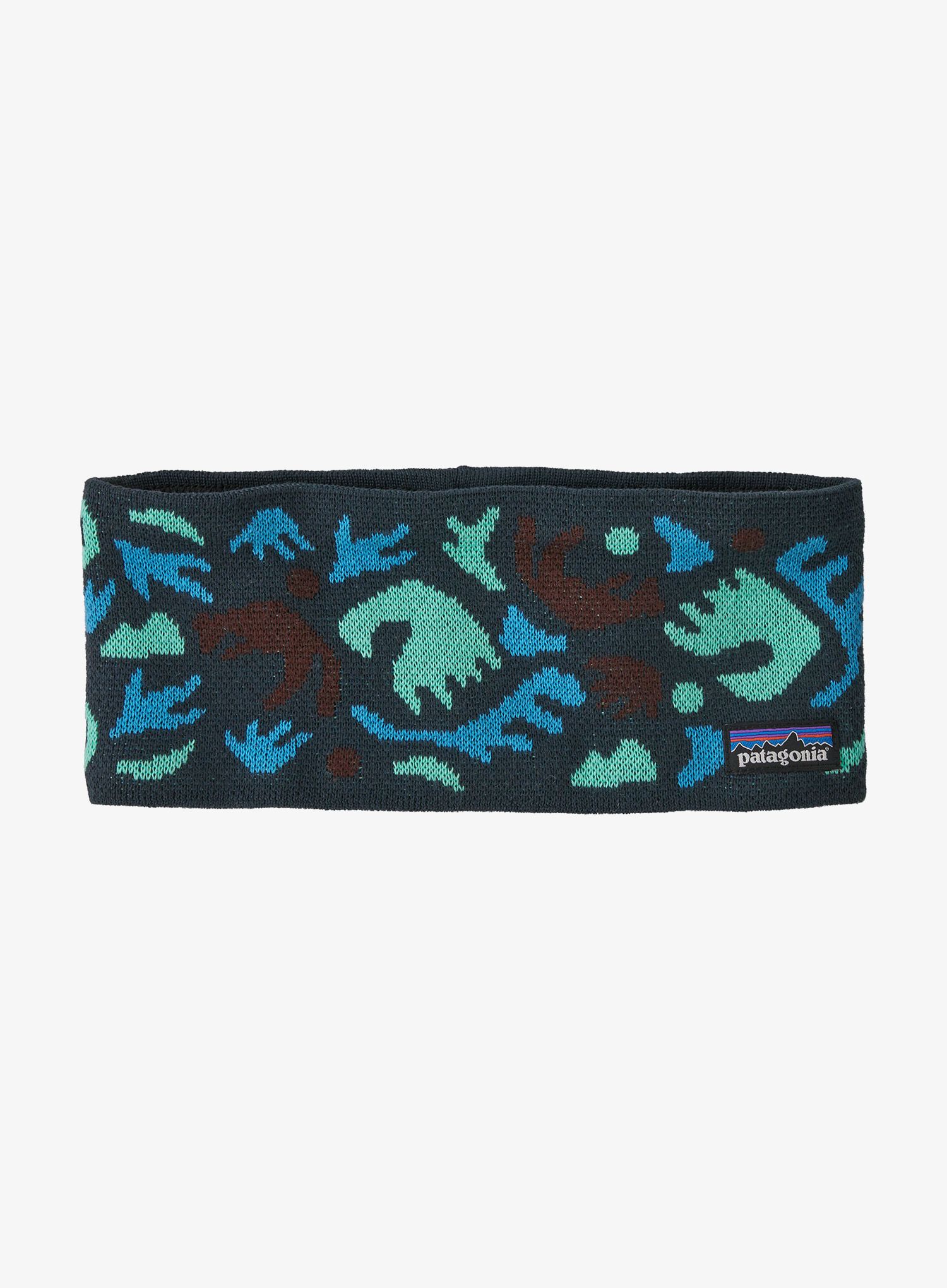 Čelenka Patagonia Powder Town Headband - across oceans smolder blue