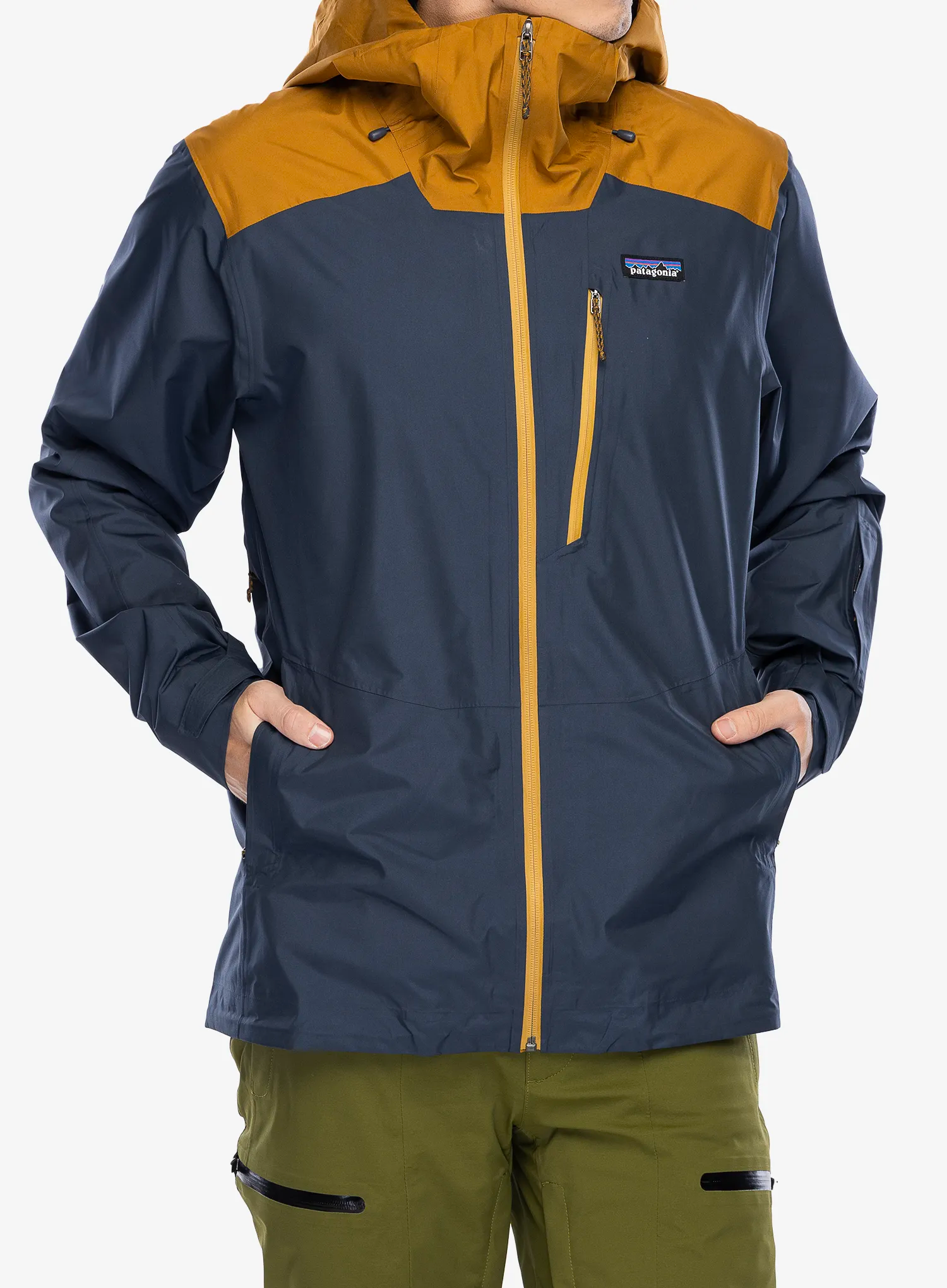 Lyžařská bunda Patagonia Powder Town Jacket - smolder blue