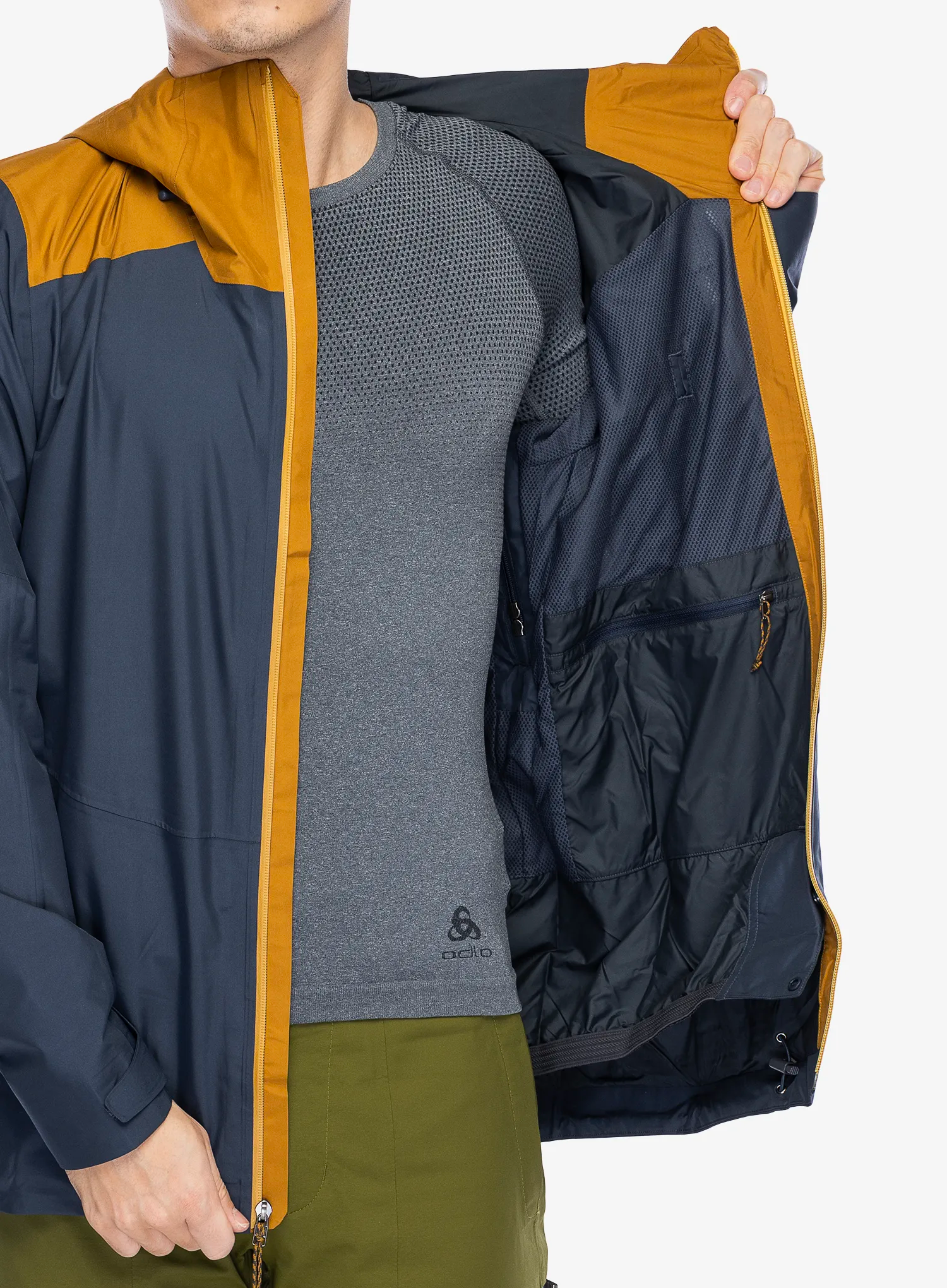 Lyžařská bunda Patagonia Powder Town Jacket - smolder blue