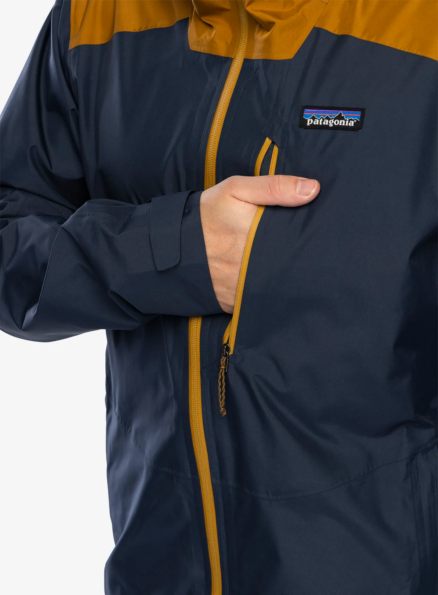 Lyžařská bunda Patagonia Powder Town Jacket - smolder blue
