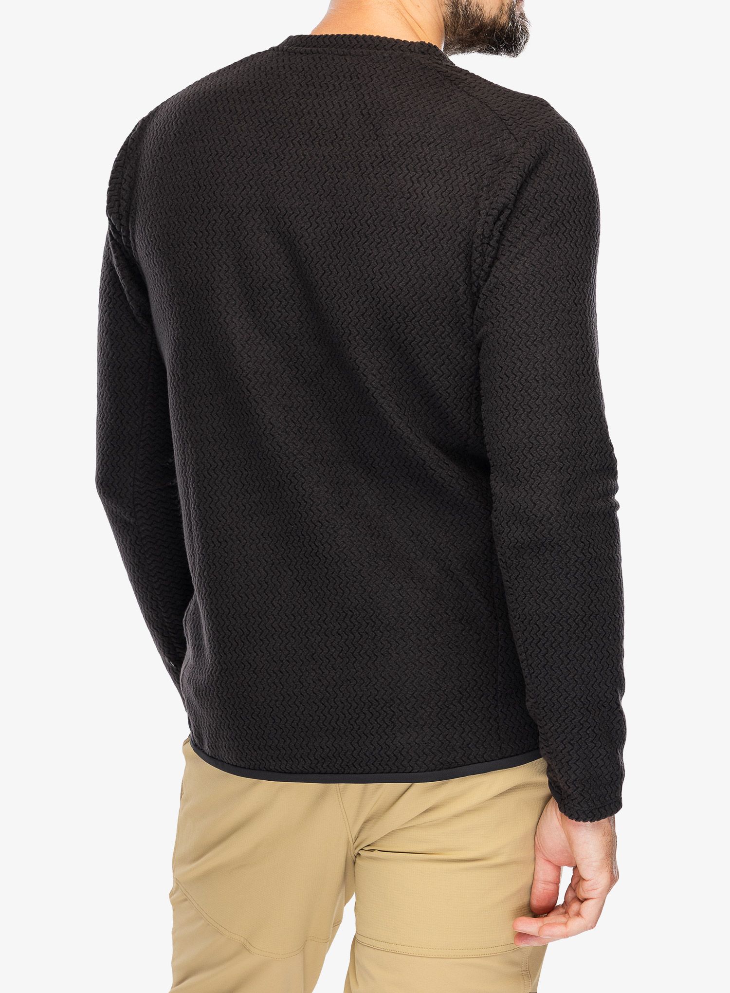 Fleecová mikina Patagonia R1 Air Crew - black
