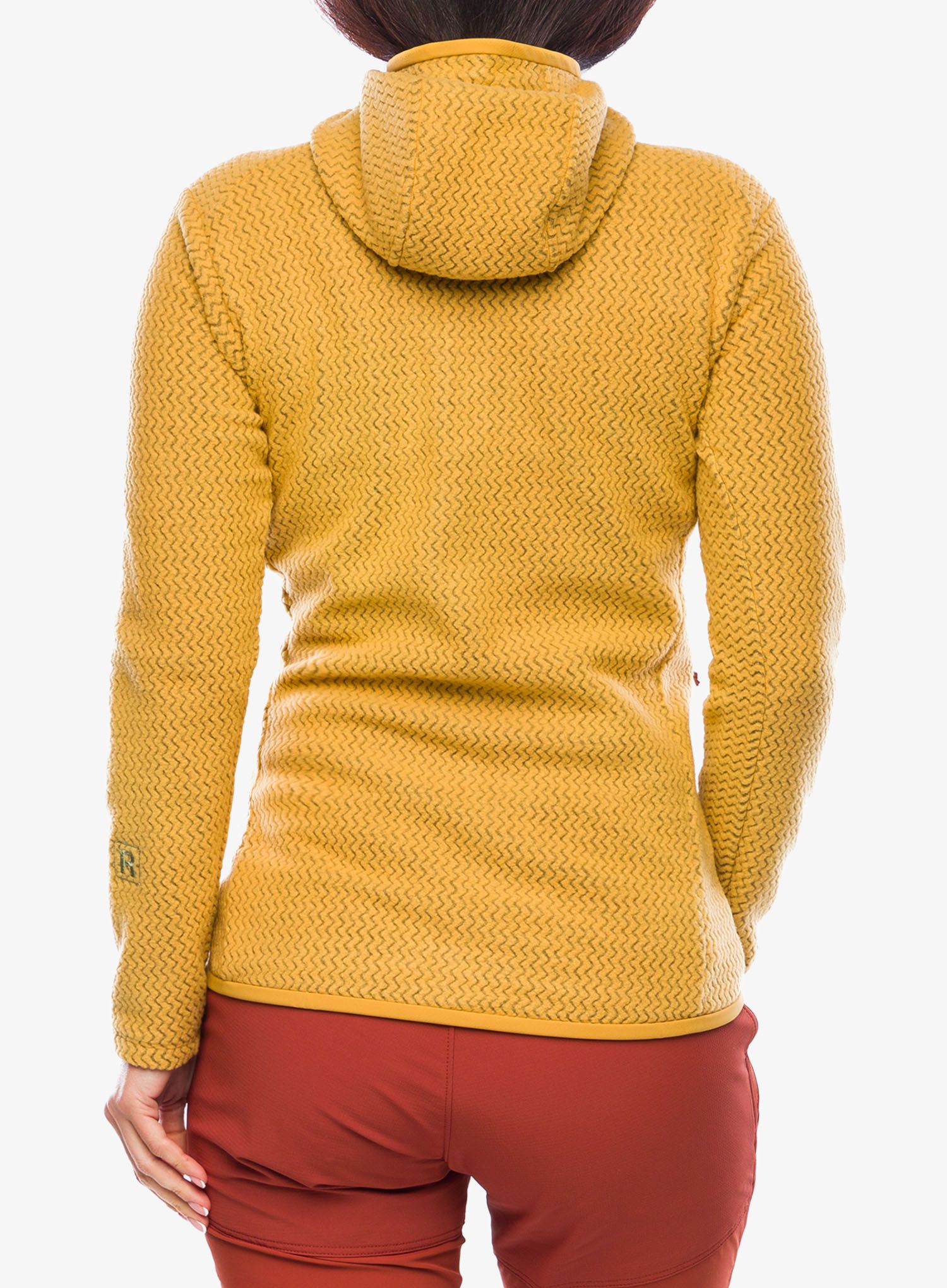 Fleece mikina dámská Patagonia R1 Air Full-Zip Hoody - pufferfish gold