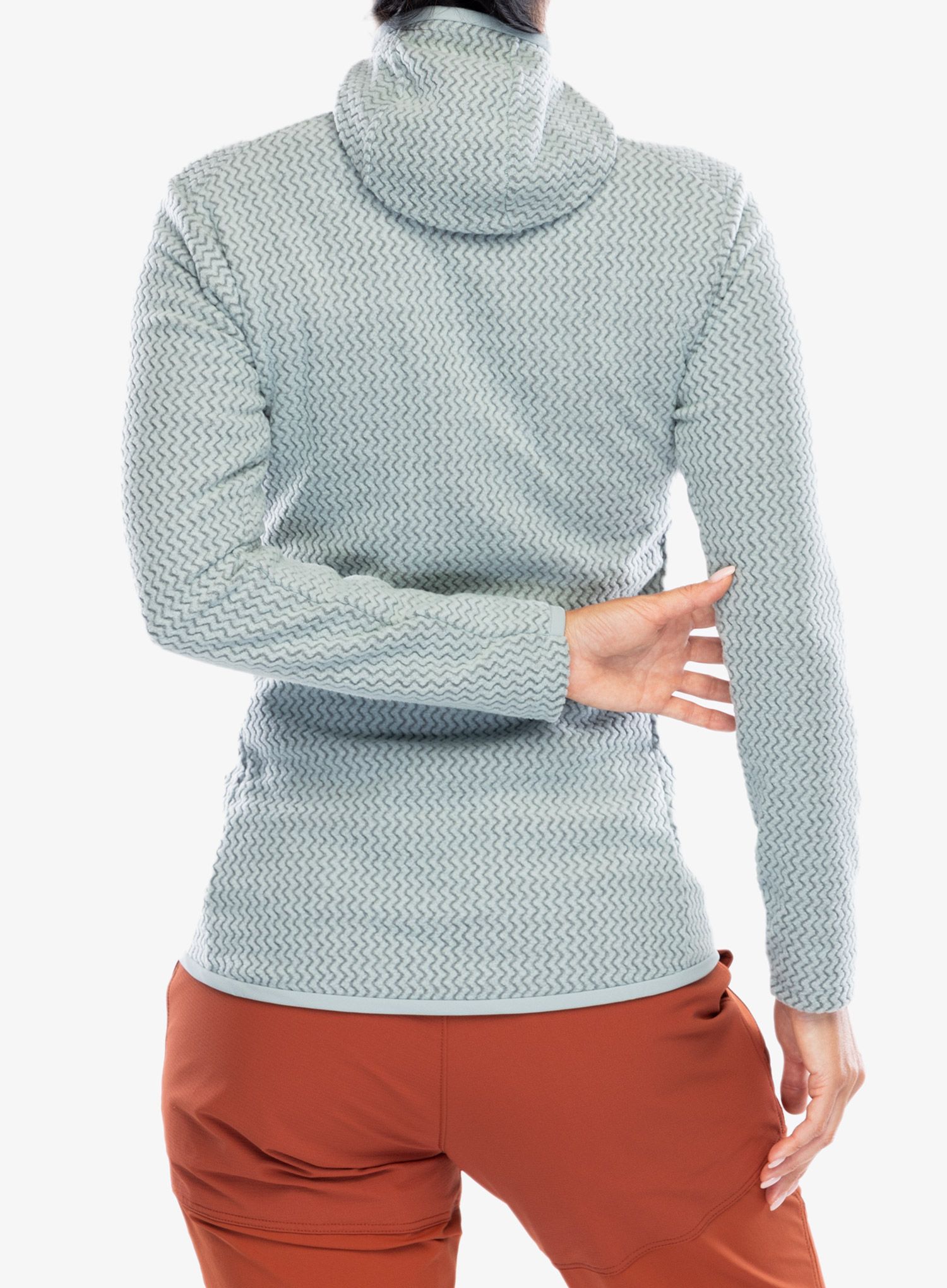 Dámská mikina s kapucí Patagonia R1 Air Full-Zip Hoody - thermal blue