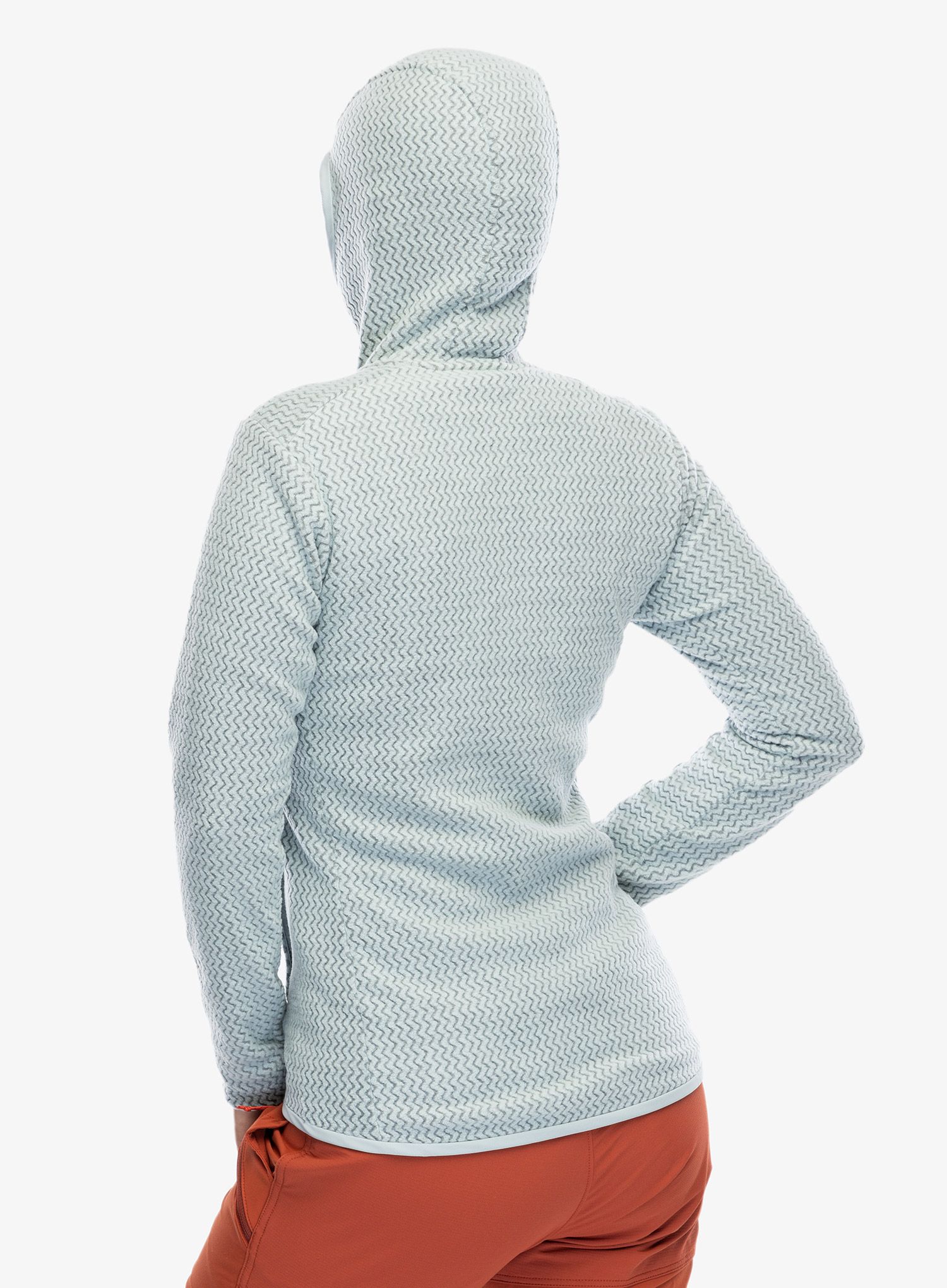 Dámská mikina s kapucí Patagonia R1 Air Full-Zip Hoody - thermal blue