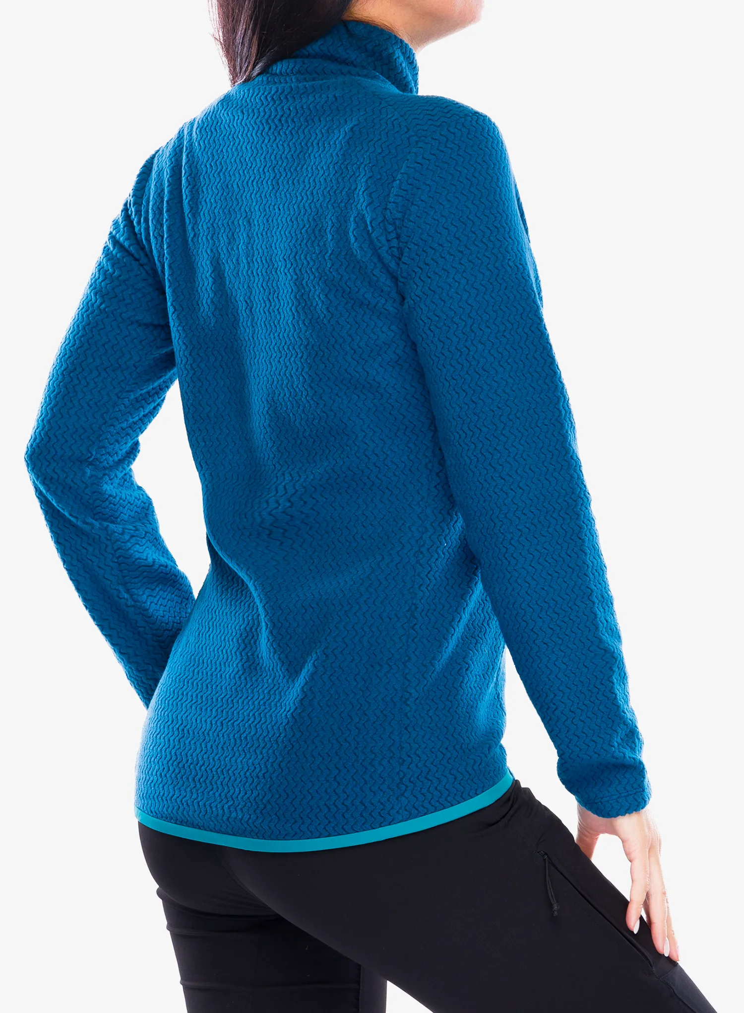 Dámská mikina se zipem Patagonia R1 Air Zip Neck - lagom blue