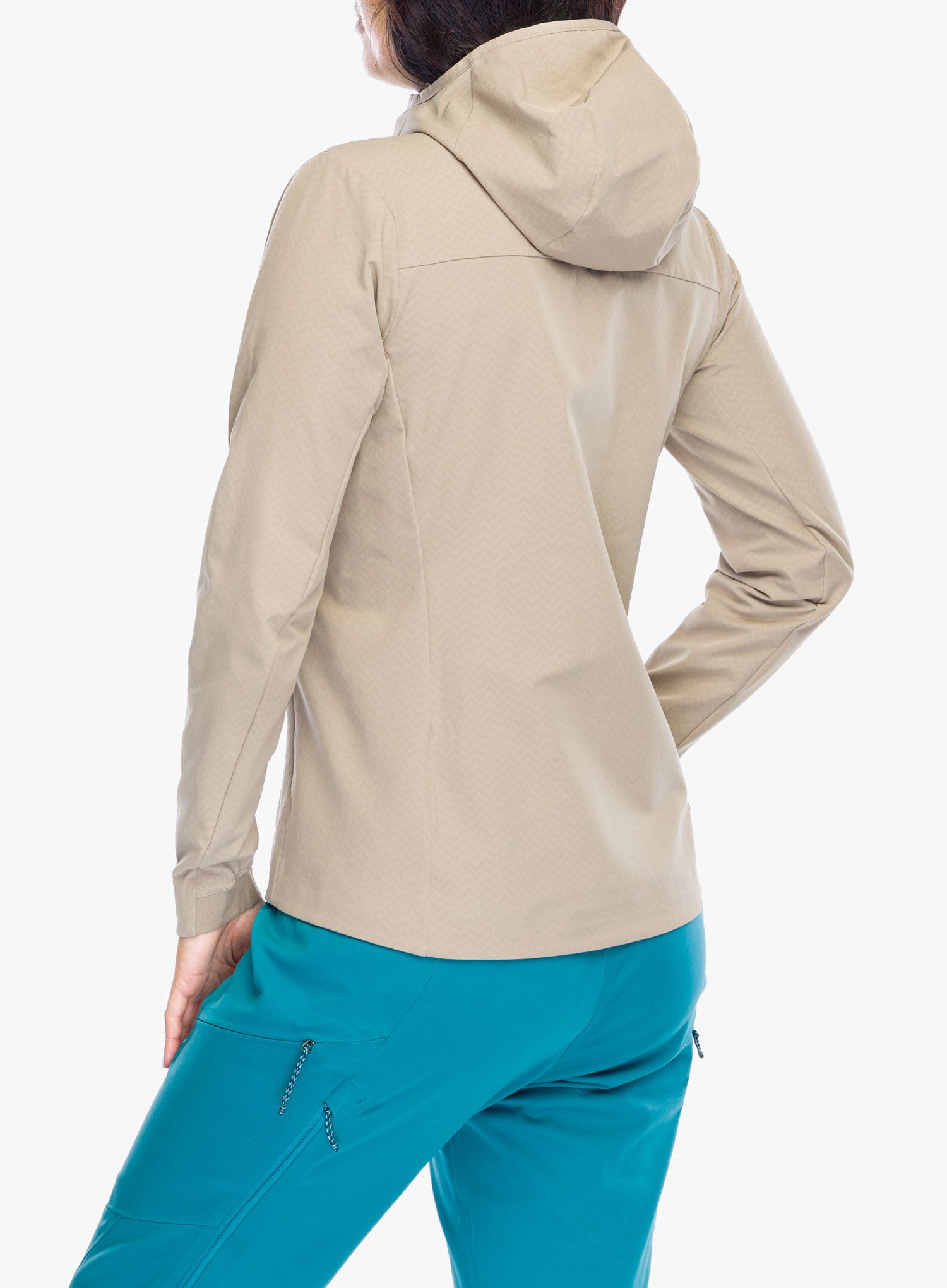 Dámská bunda Patagonia R1 CrossStrata Hoody - seabird grey