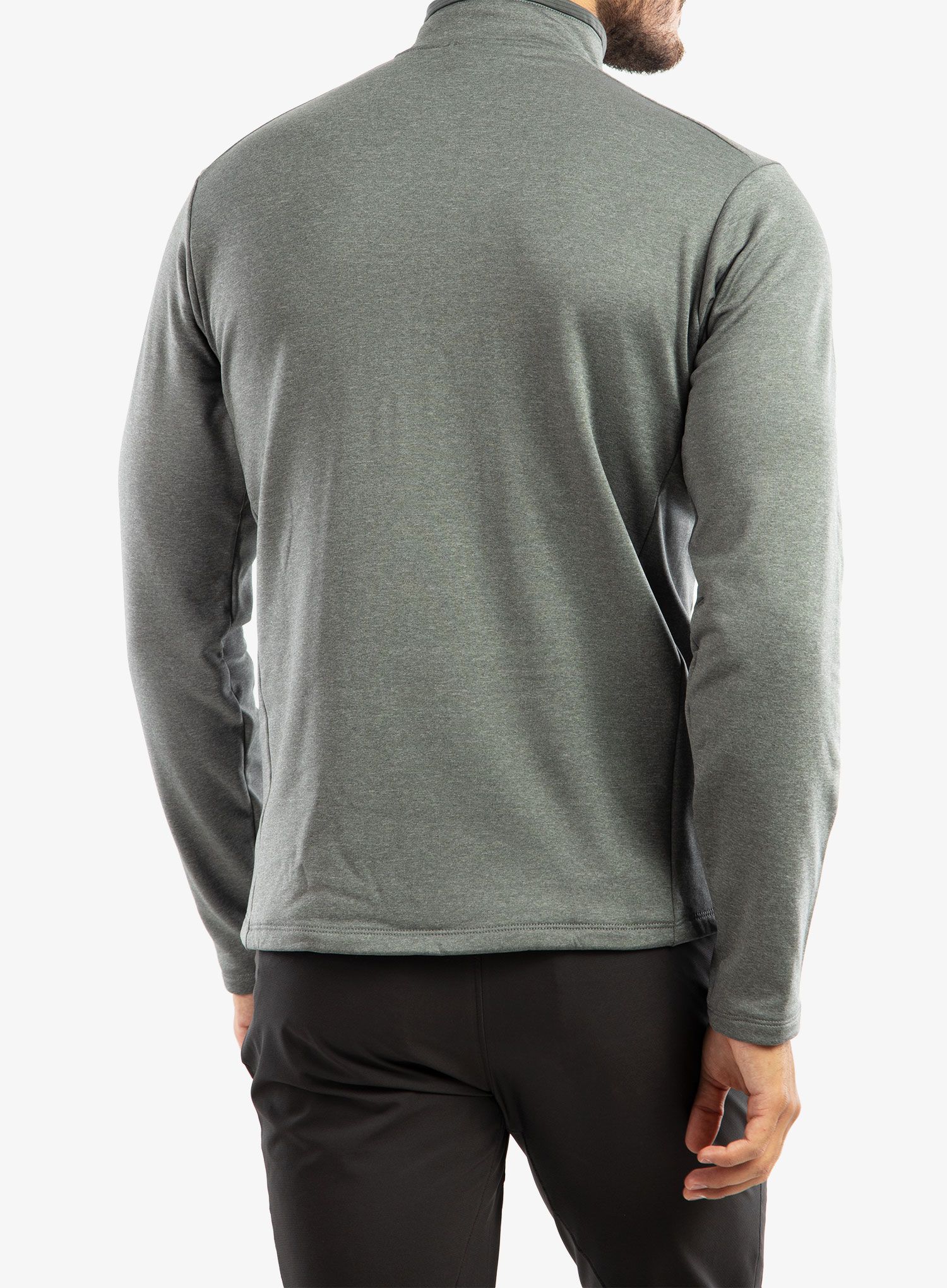 Fleecová mikina Patagonia R1 Daily Zip Neck - noble grey/salt grey