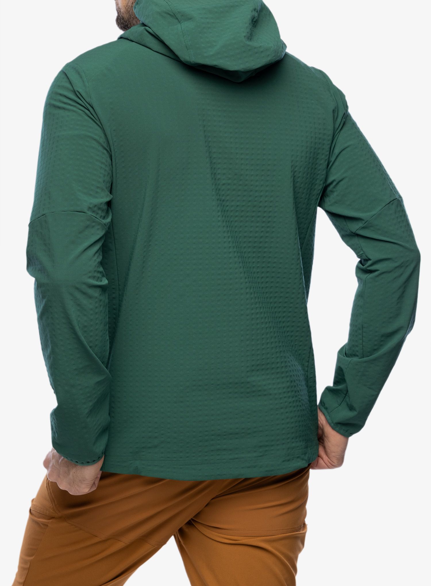 Softshellová bunda Patagonia R1 TechFace Hoody - conifer green