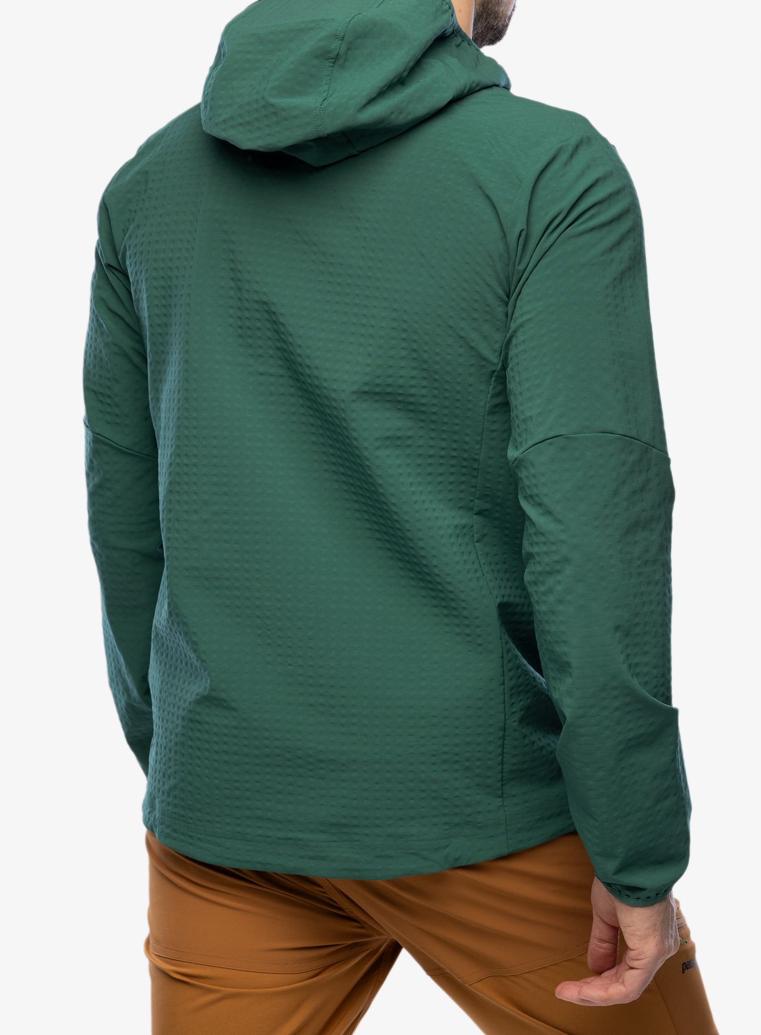 Softshellová bunda Patagonia R1 TechFace Hoody - conifer green