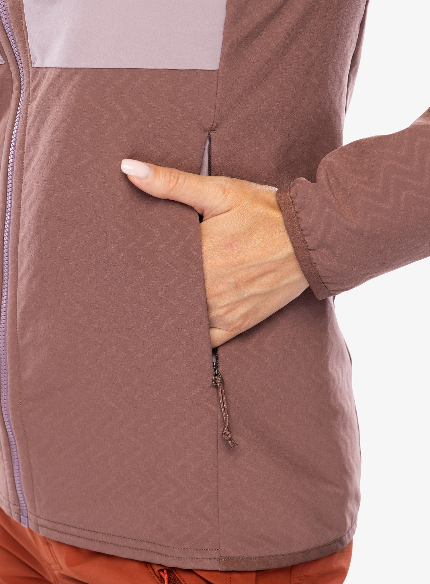 Softshellová bunda dámská Patagonia R2 CrossStrata Jacket - dulse mauve