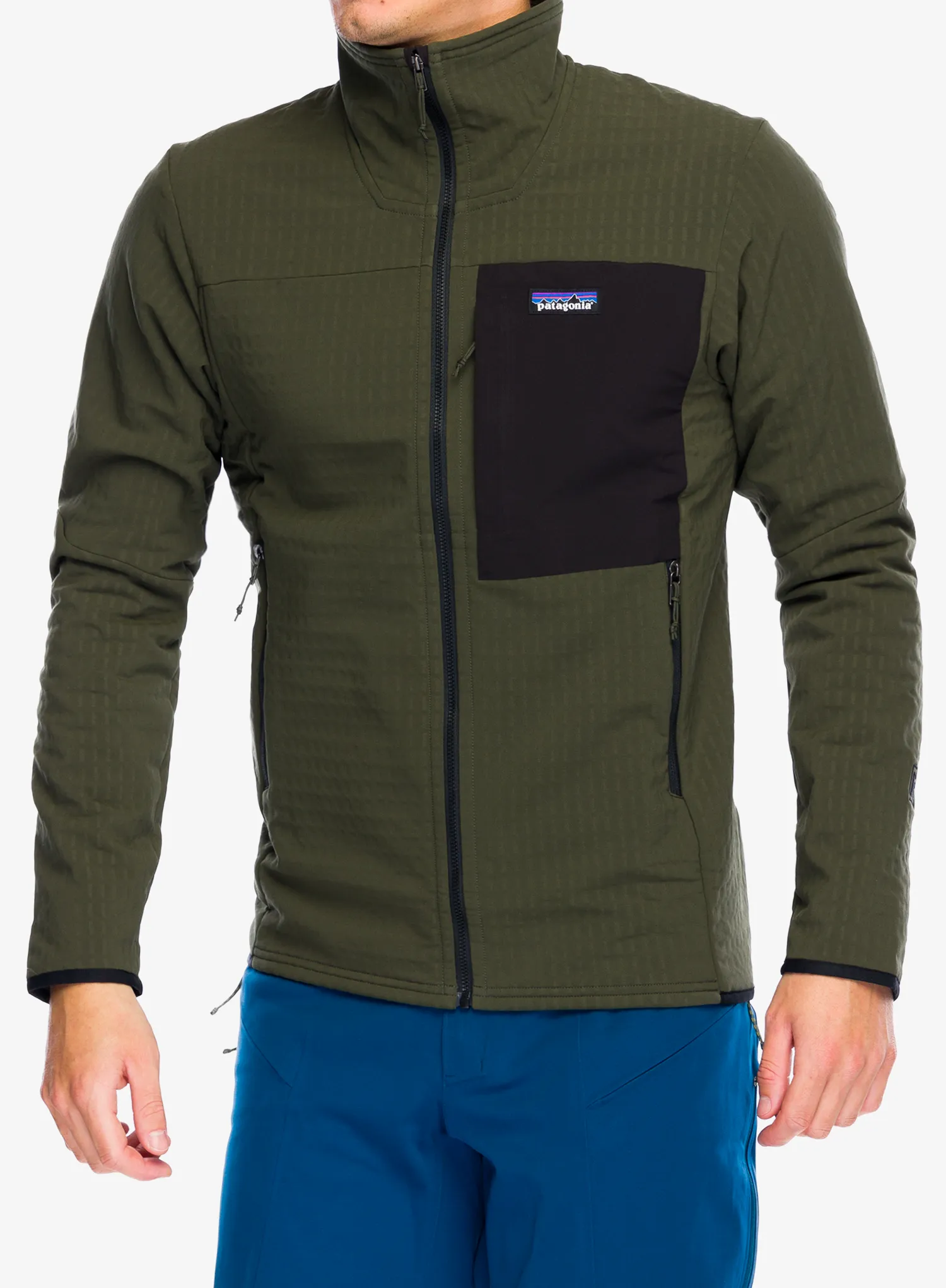 Softshellová bunda Patagonia R2 TechFace Jacket - pine needle green