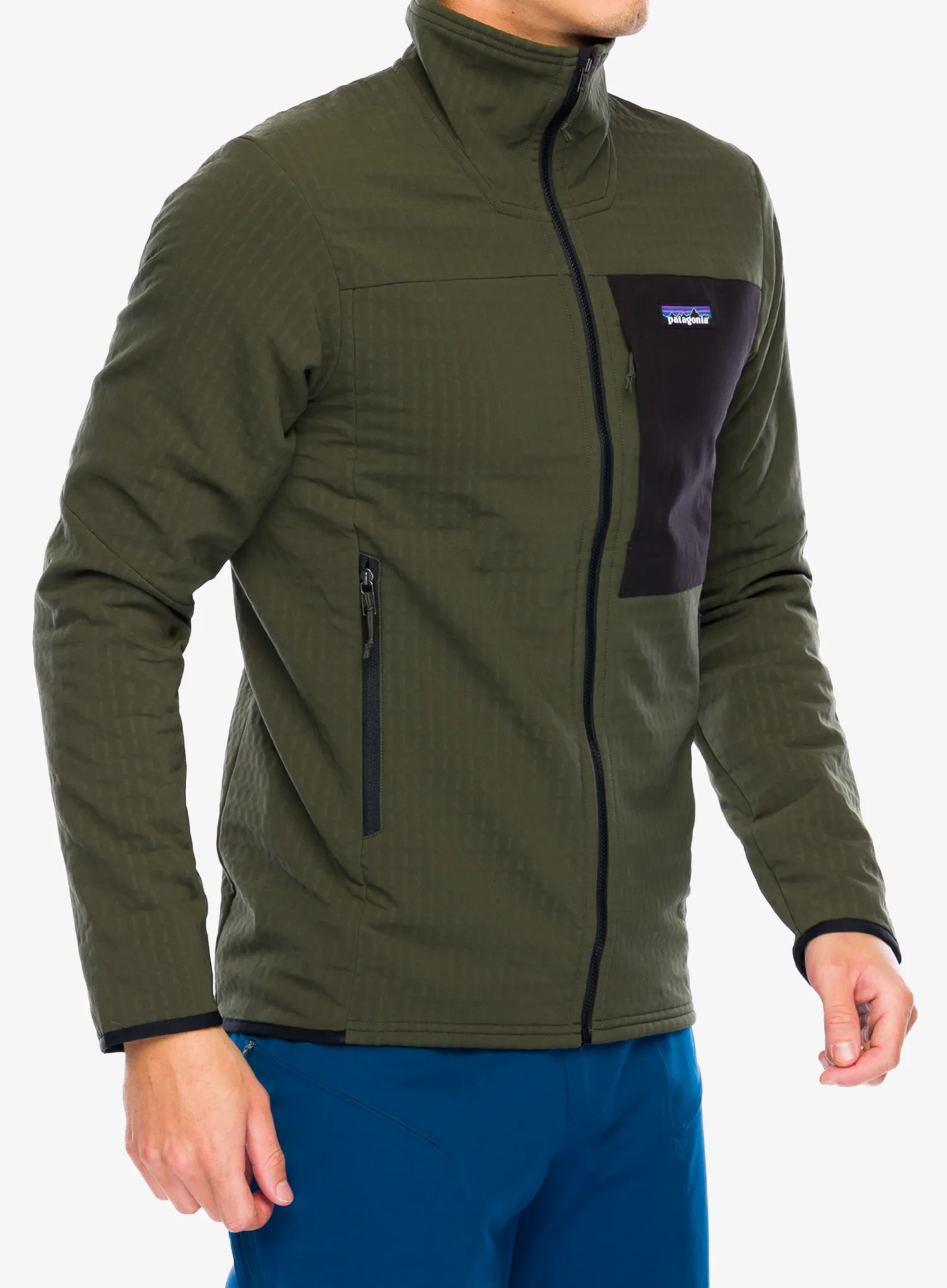 Softshellová bunda Patagonia R2 TechFace Jacket - pine needle green