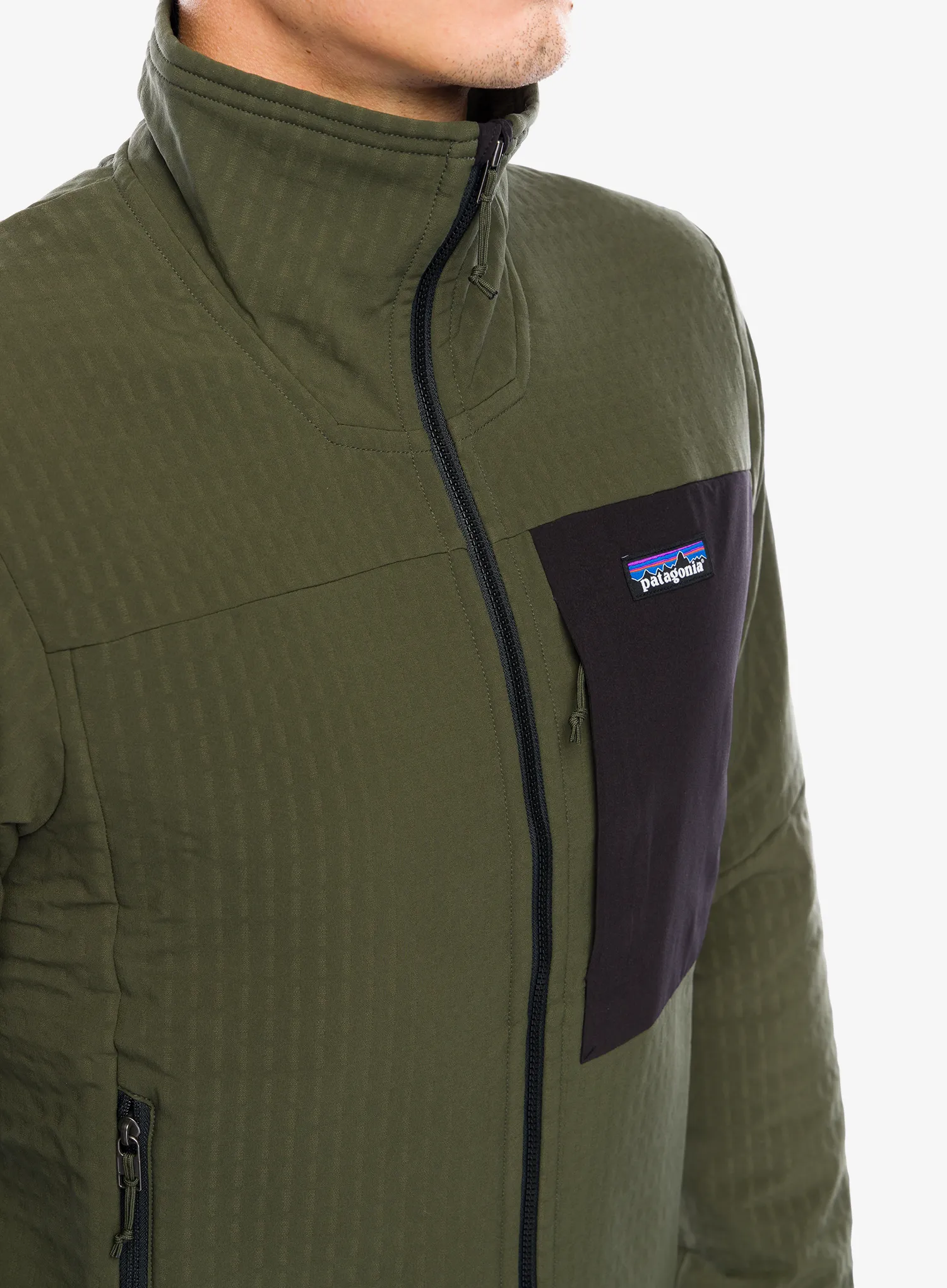 Softshellová bunda Patagonia R2 TechFace Jacket - pine needle green