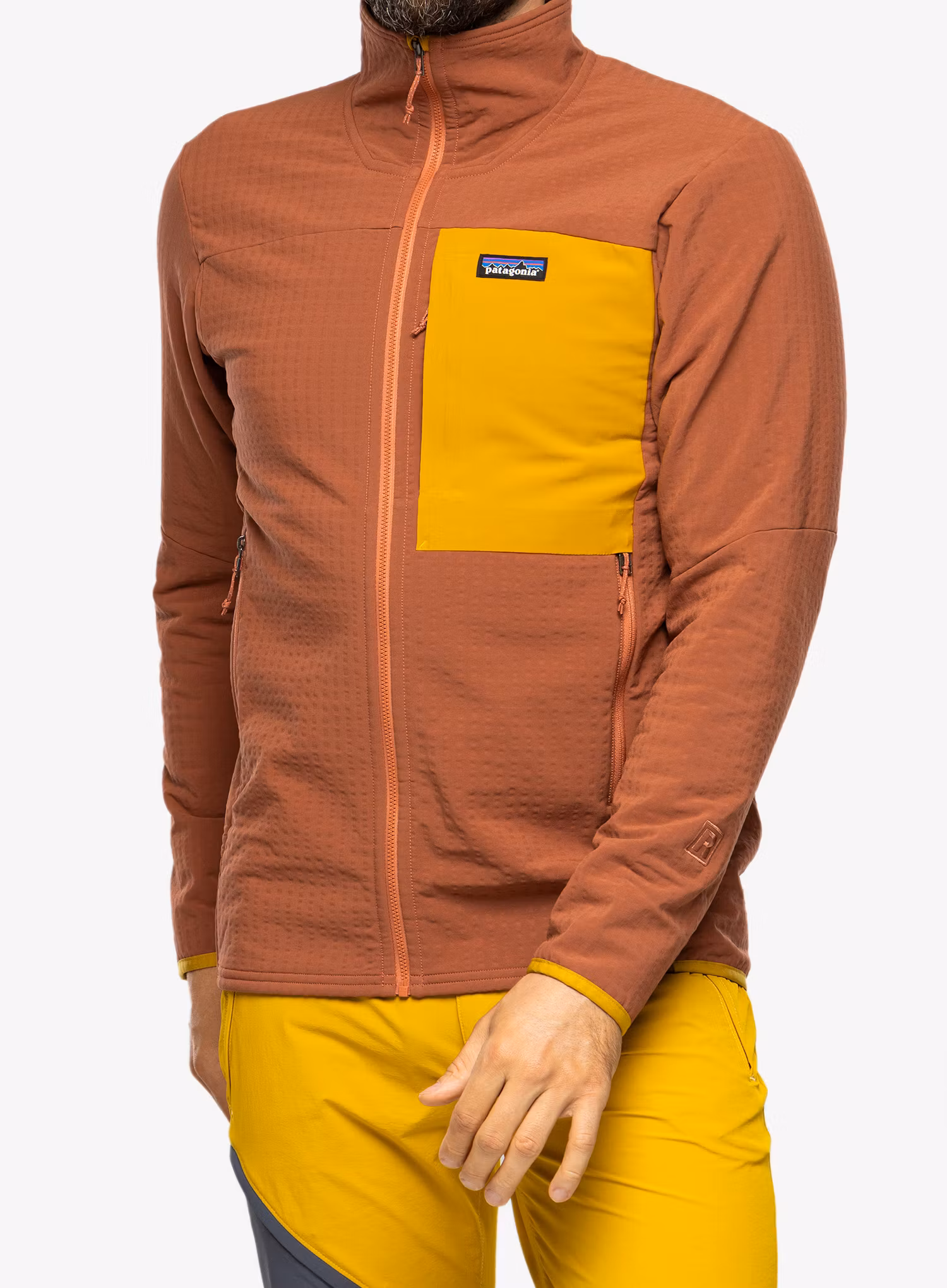 Softshellová bunda Patagonia R2 TechFace Jkt - burl red