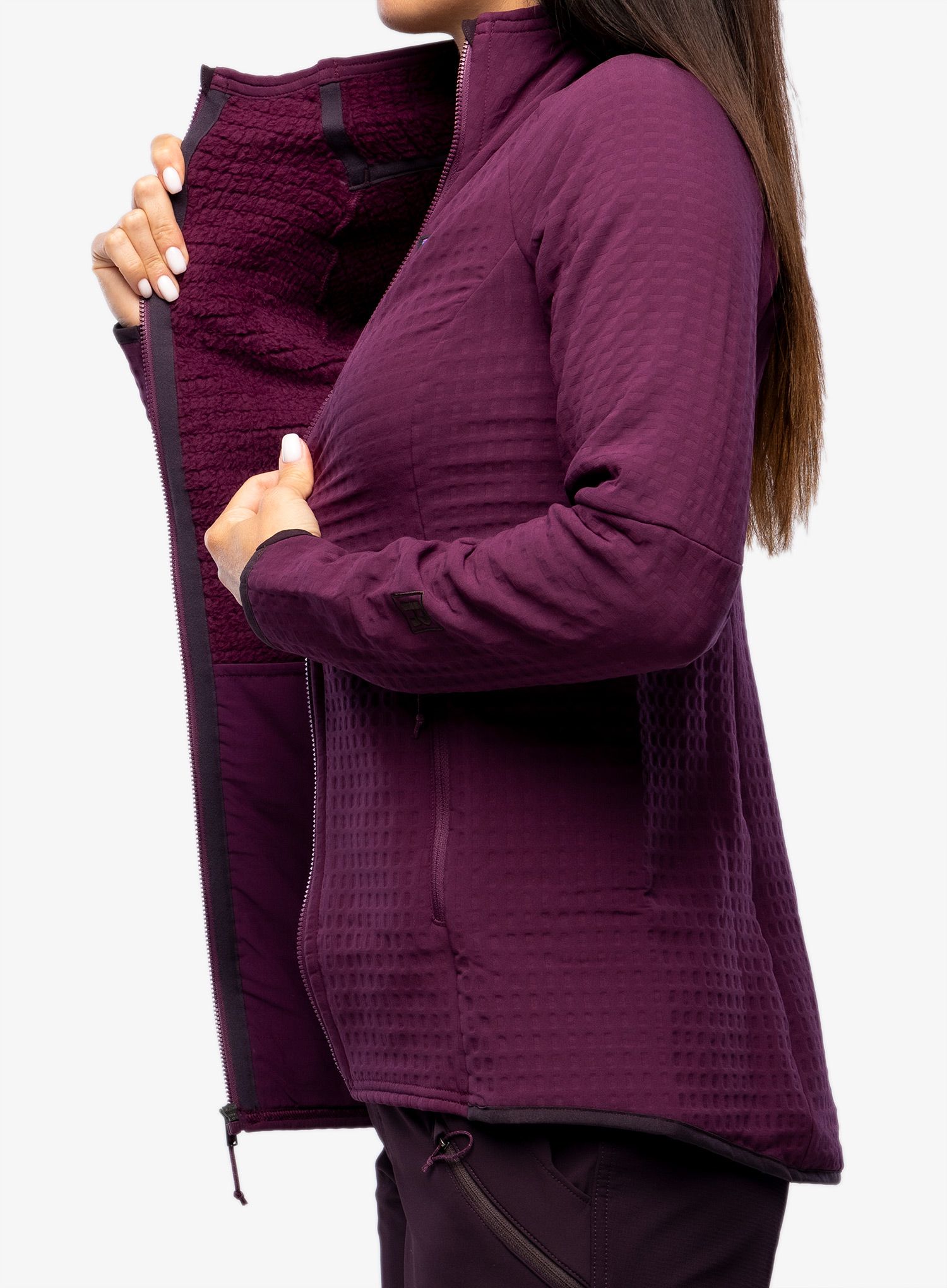Dámská bunda Patagonia R2 TechFace Jkt - night plum