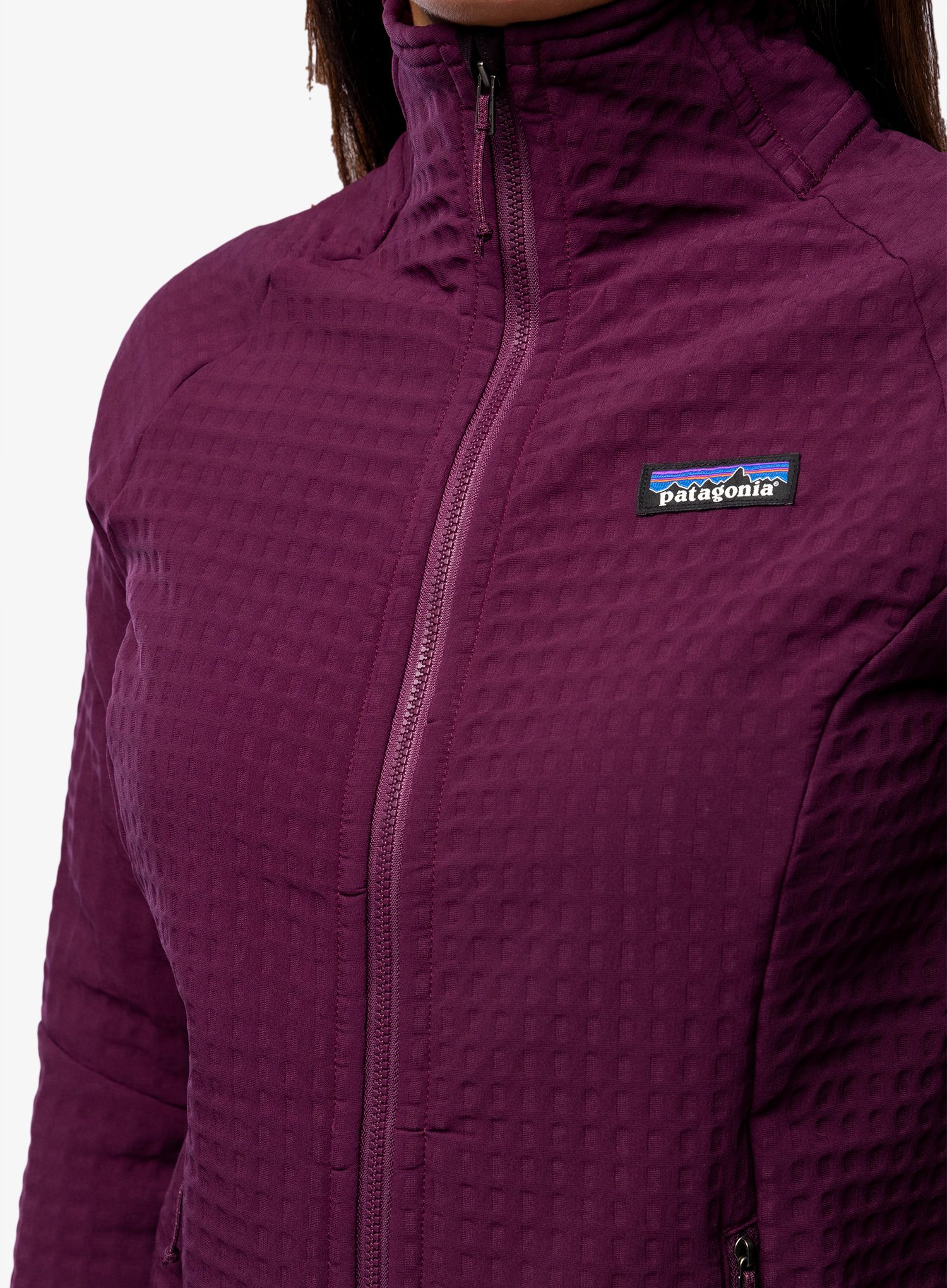 Dámská bunda Patagonia R2 TechFace Jkt - night plum