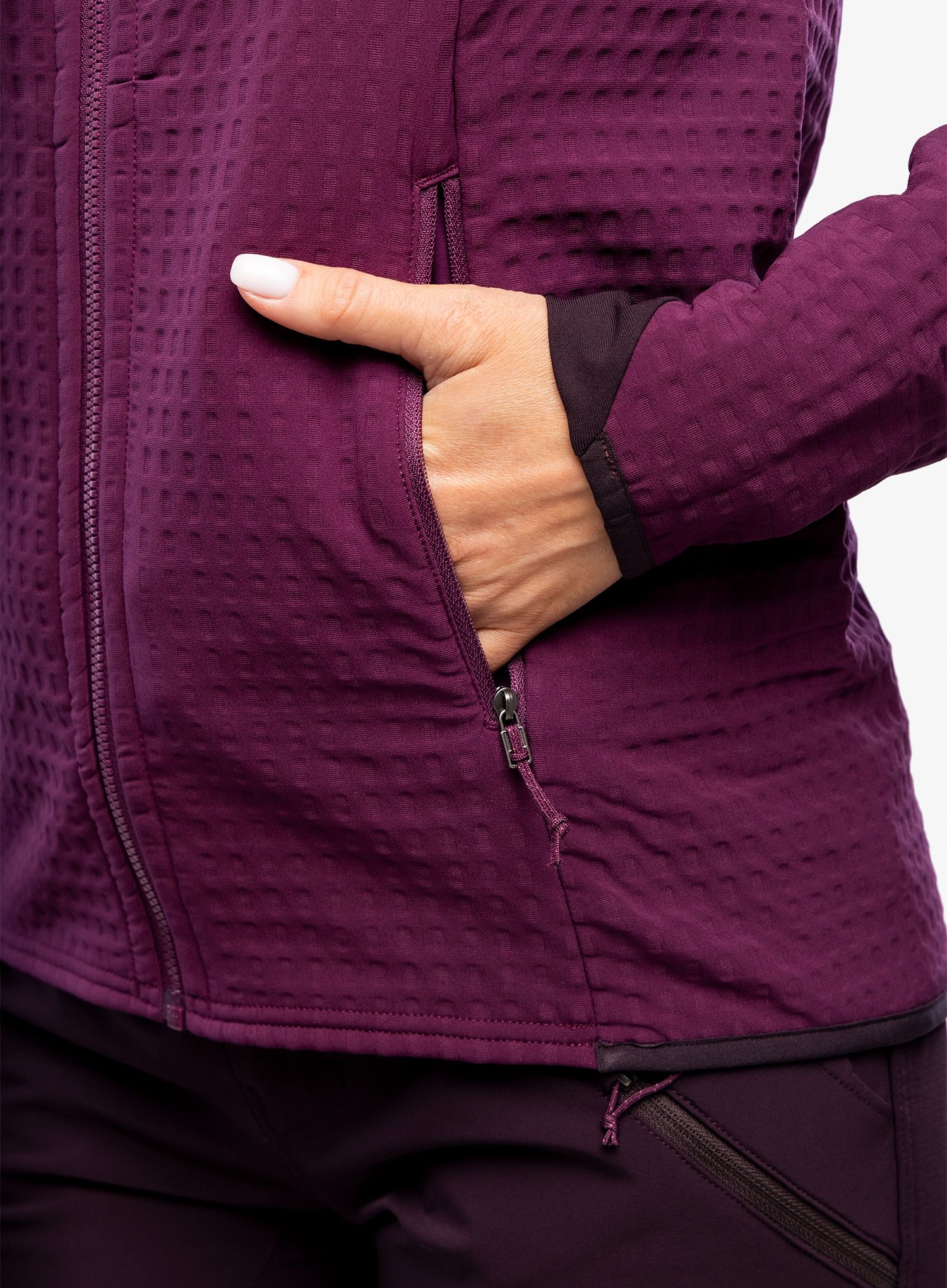 Dámská bunda Patagonia R2 TechFace Jkt - night plum