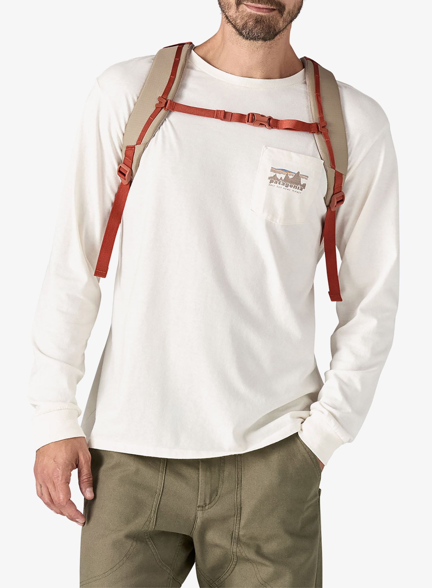 Batoh na notebook Patagonia Refugio Day Pack 26L - seabird grey