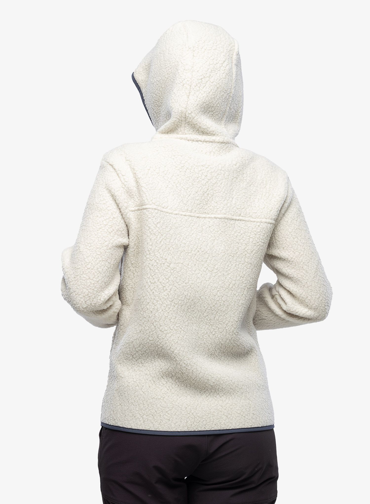 Dámská fleecová mikina s kapucí Patagonia Retro Pile Hoody - pelican