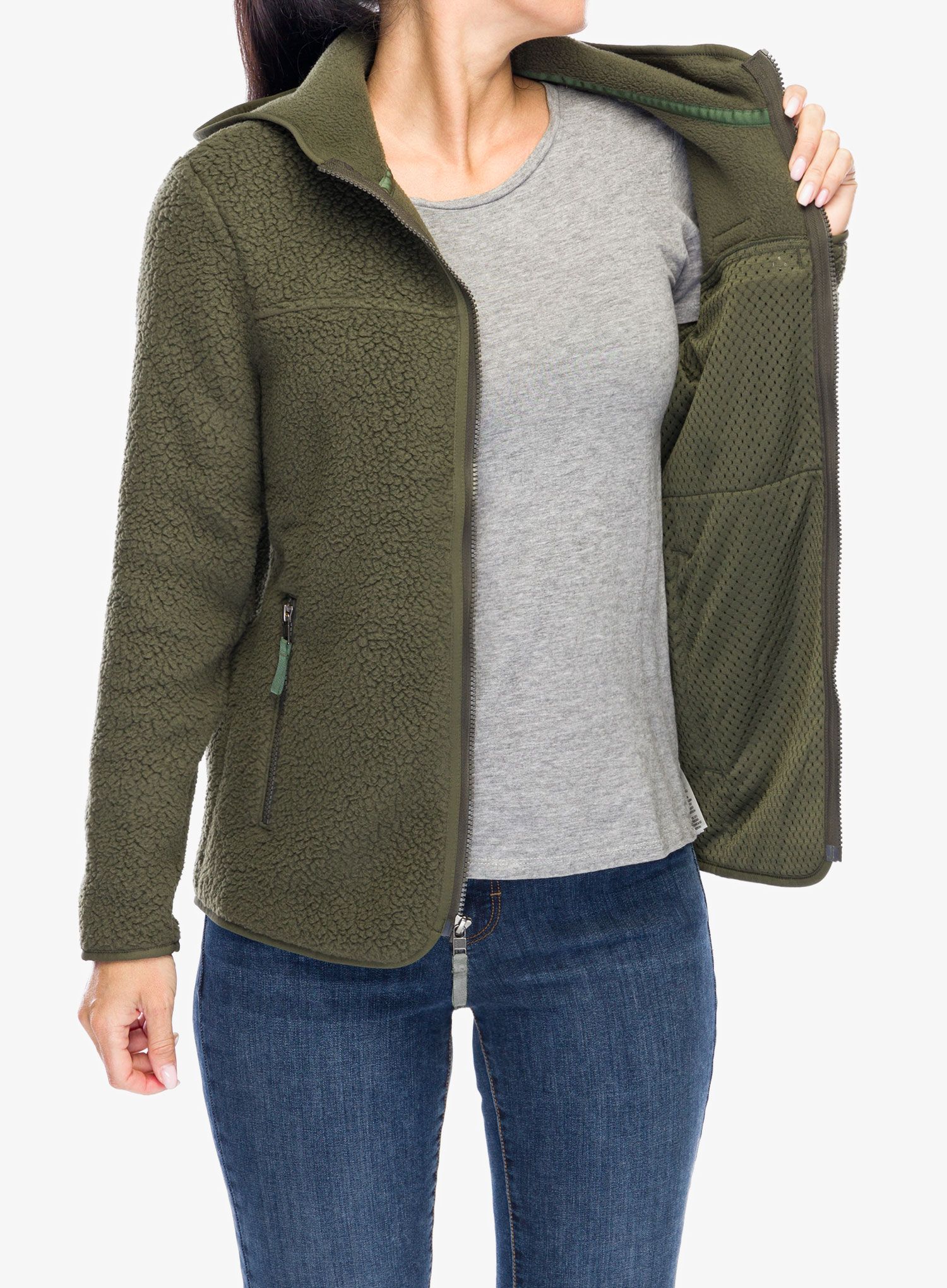 Fleecová mikina dámská Patagonia Retro Pile Hoody - pine needle green