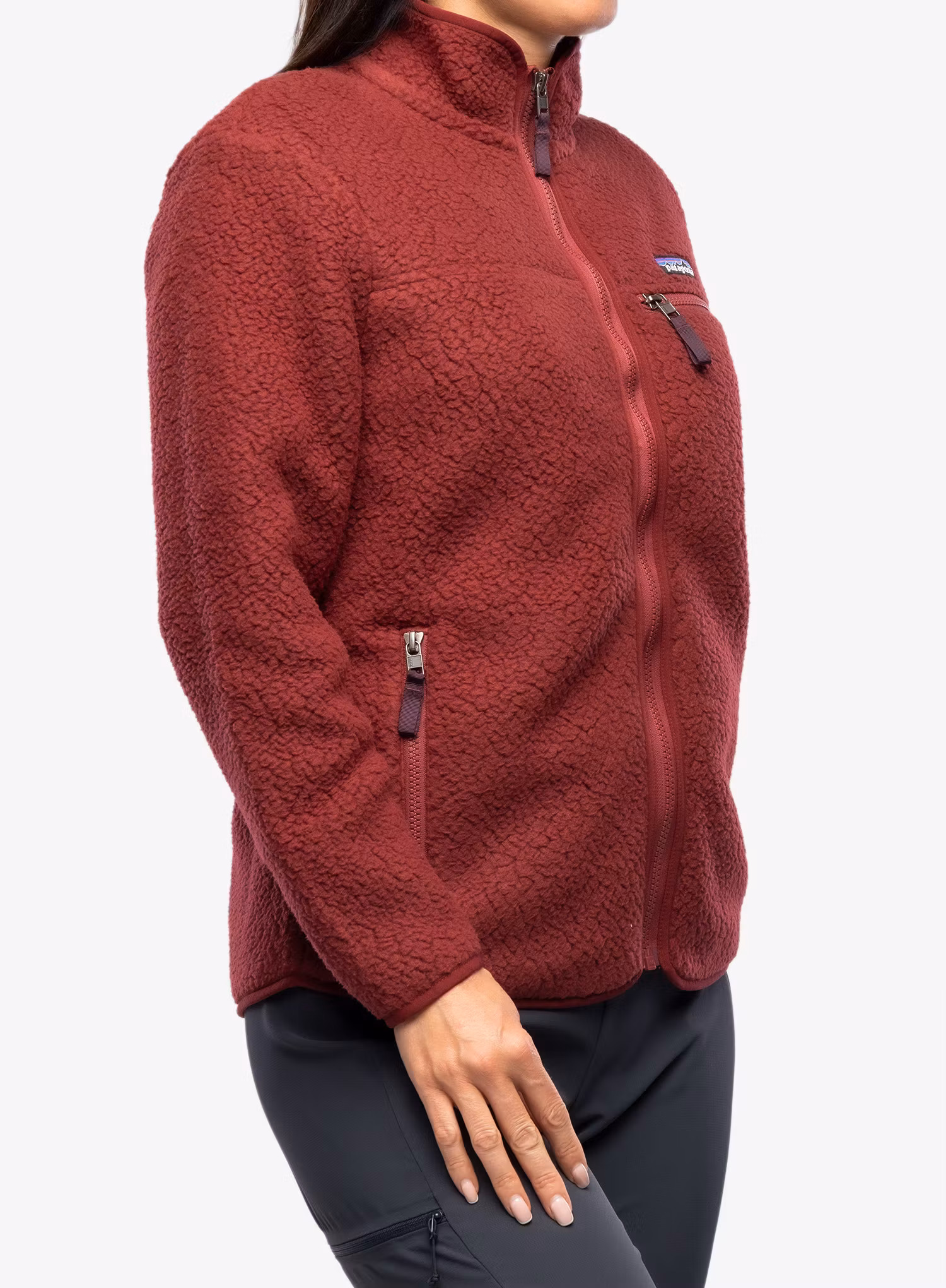 Fleecová mikina dámská Patagonia Retro Pile Jacket - carmine red