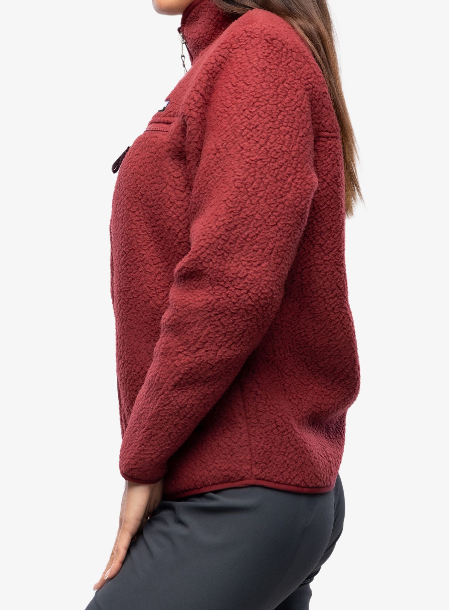 Fleecová mikina dámská Patagonia Retro Pile Jacket - carmine red