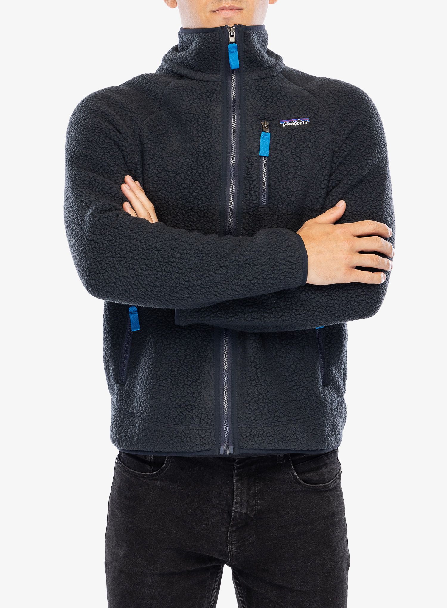 Fleecová mikina Patagonia Retro Pile Jacket - pitch blue/endless blue