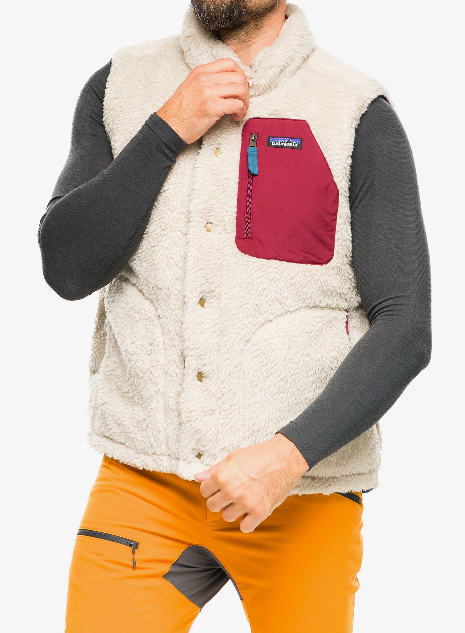 Péřová vesta Patagonia Reversible Bivy Down Vest - tidepool blue