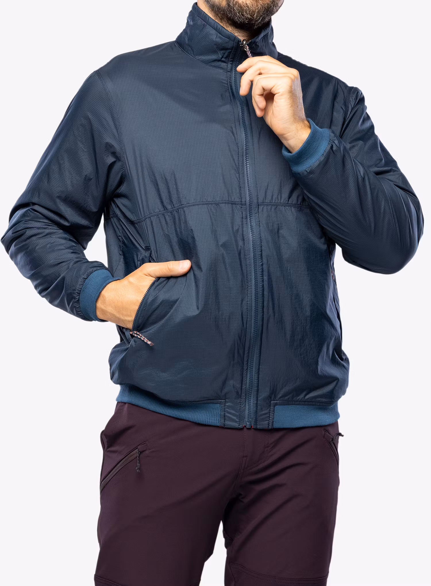 Pánská bunda Patagonia Reversible Shelled Microdini Jkt - tidepool blue