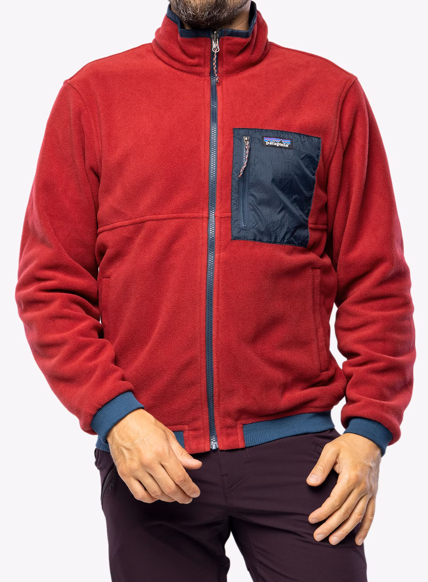 Pánská bunda Patagonia Reversible Shelled Microdini Jkt - tidepool blue