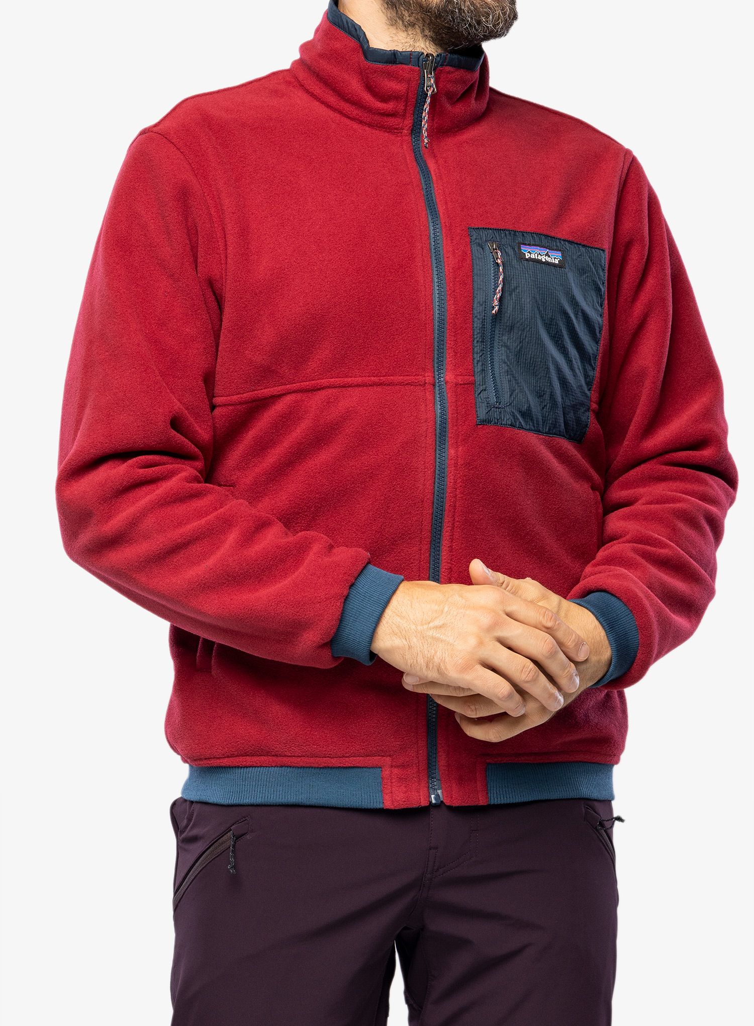 Pánská bunda Patagonia Reversible Shelled Microdini Jkt - tidepool blue