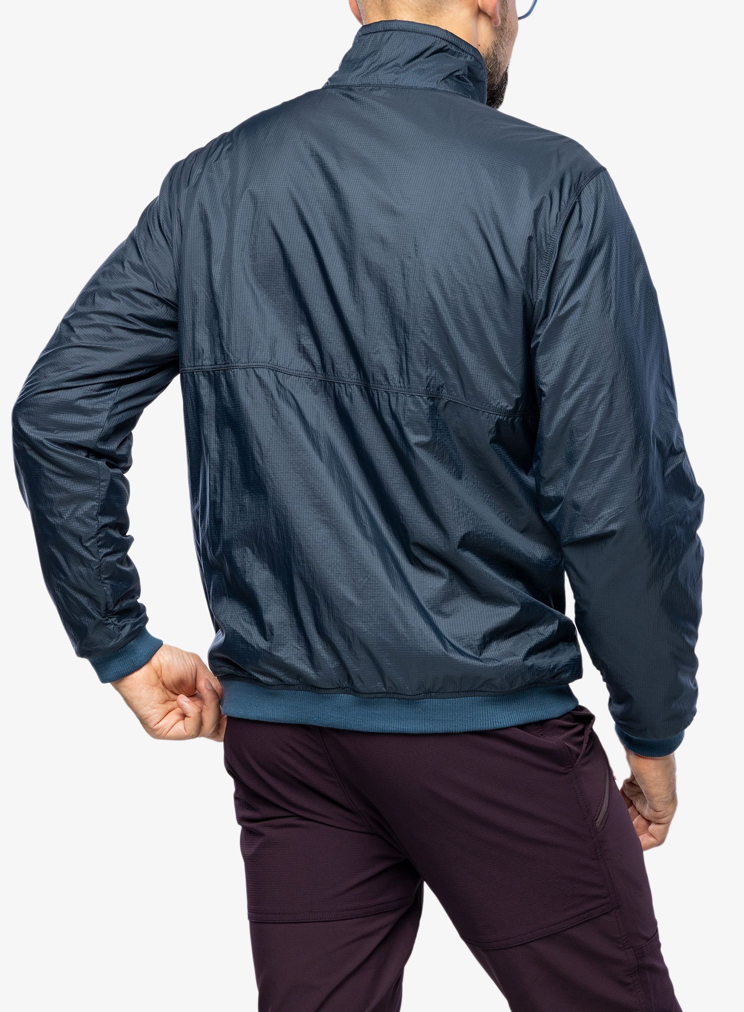 Pánská bunda Patagonia Reversible Shelled Microdini Jkt - tidepool blue