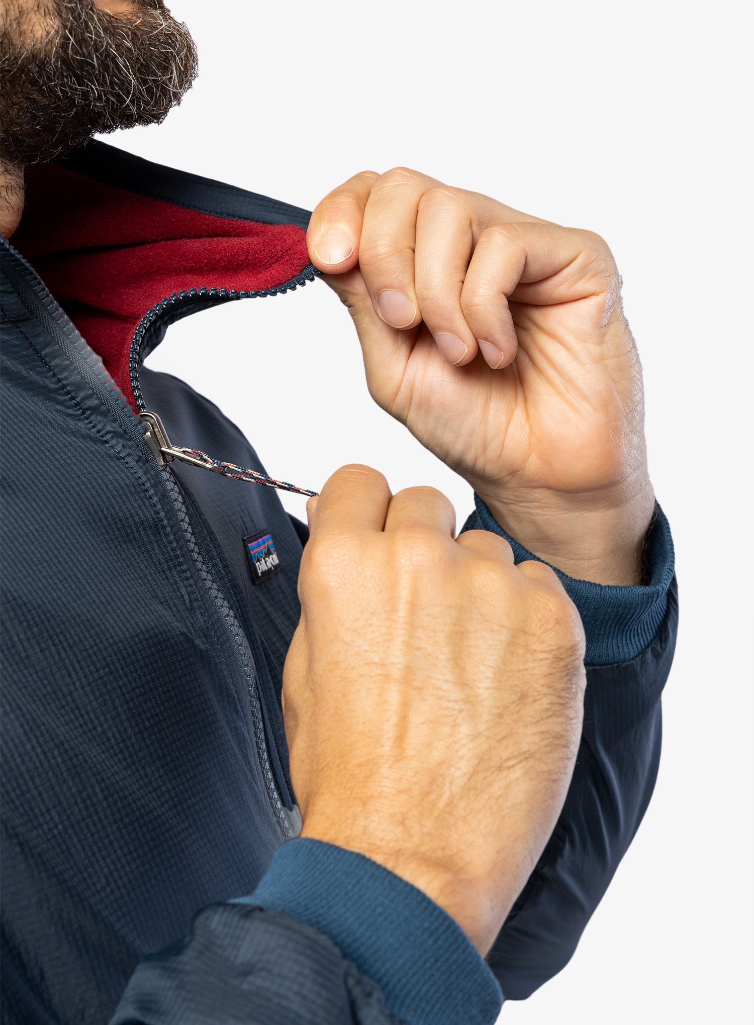 Pánská bunda Patagonia Reversible Shelled Microdini Jkt - tidepool blue