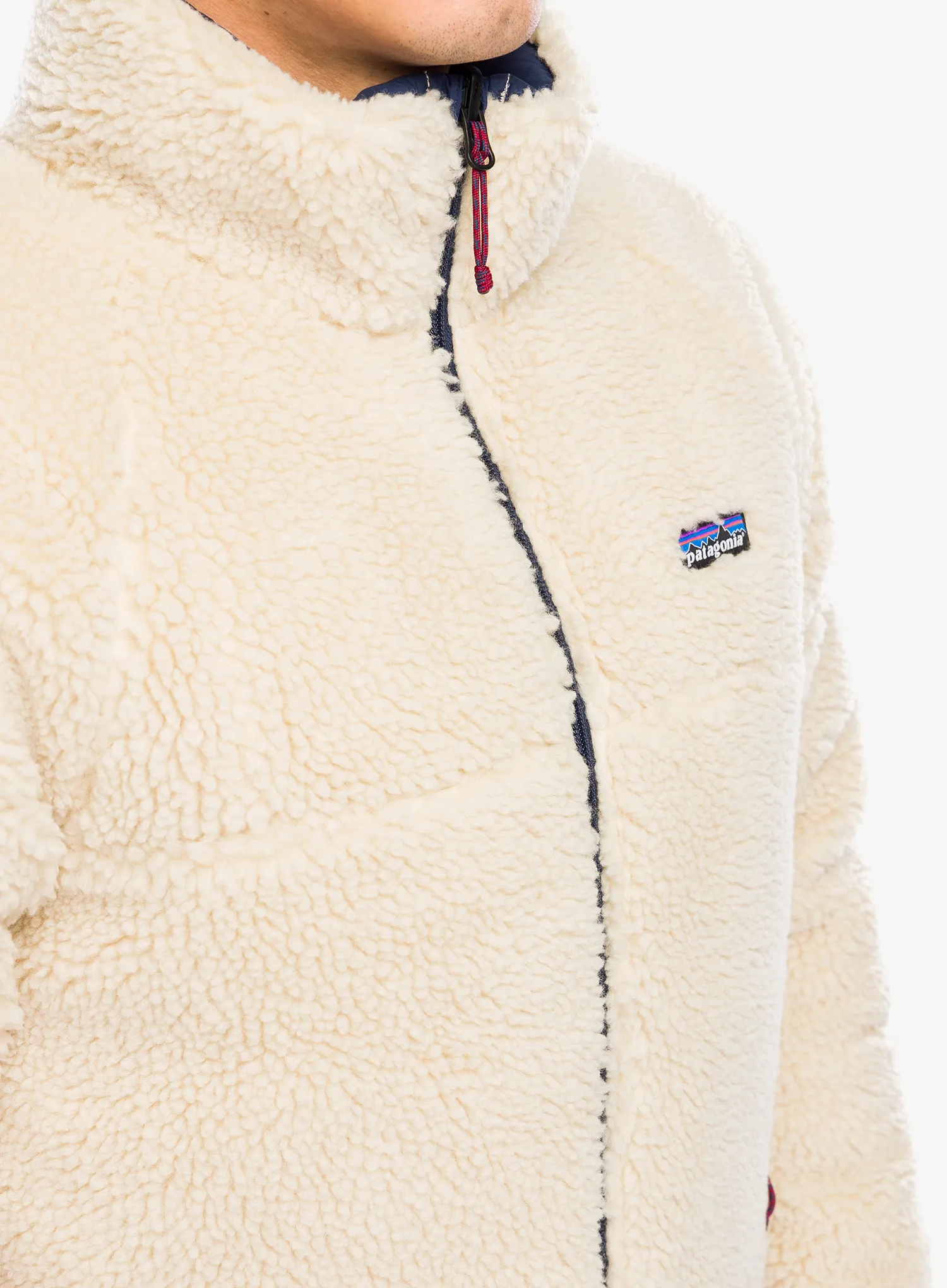Péřová bunda Patagonia Reversible Silent Down Jacket - new navy