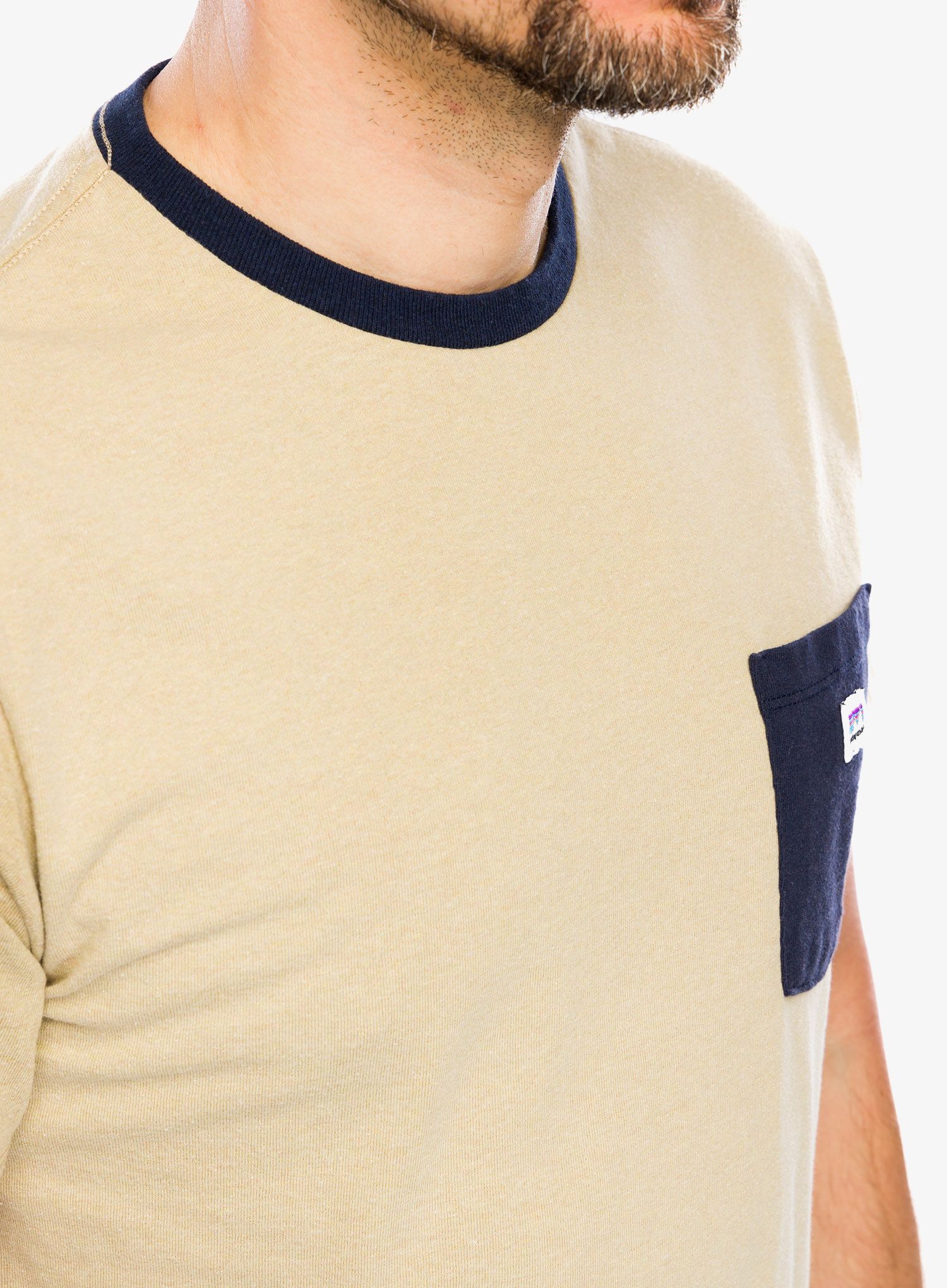 Tričko Patagonia Shop Sticker Pocket Responsibili-Tee - nautilus tan